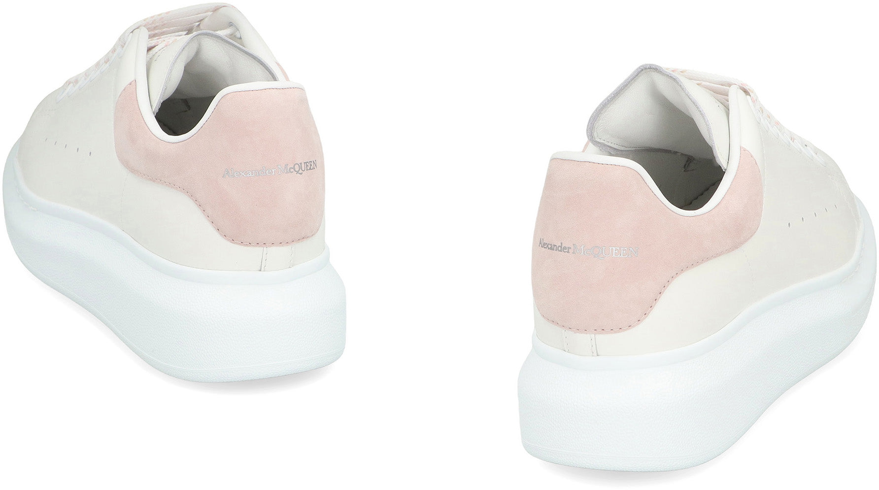 Oversized sneakers in leather