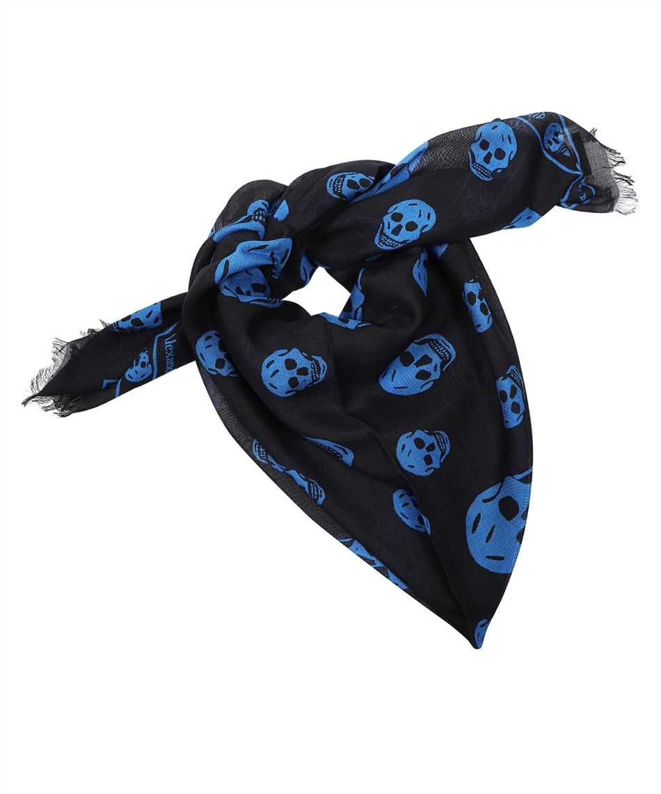 Skull print scarf