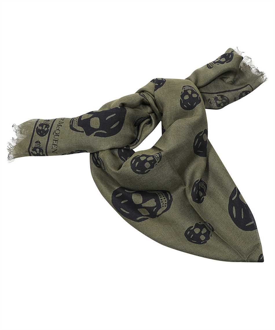 Skull print scarf