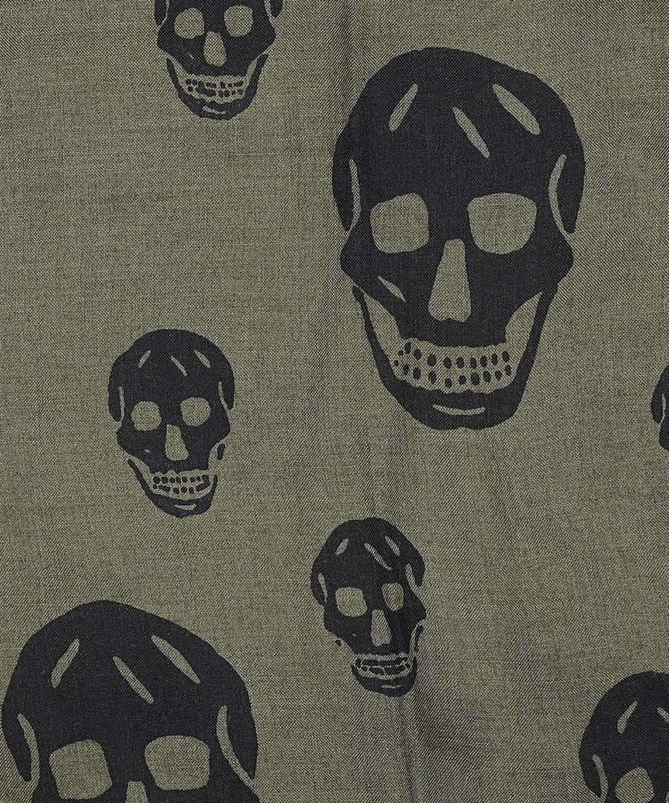 Skull print scarf