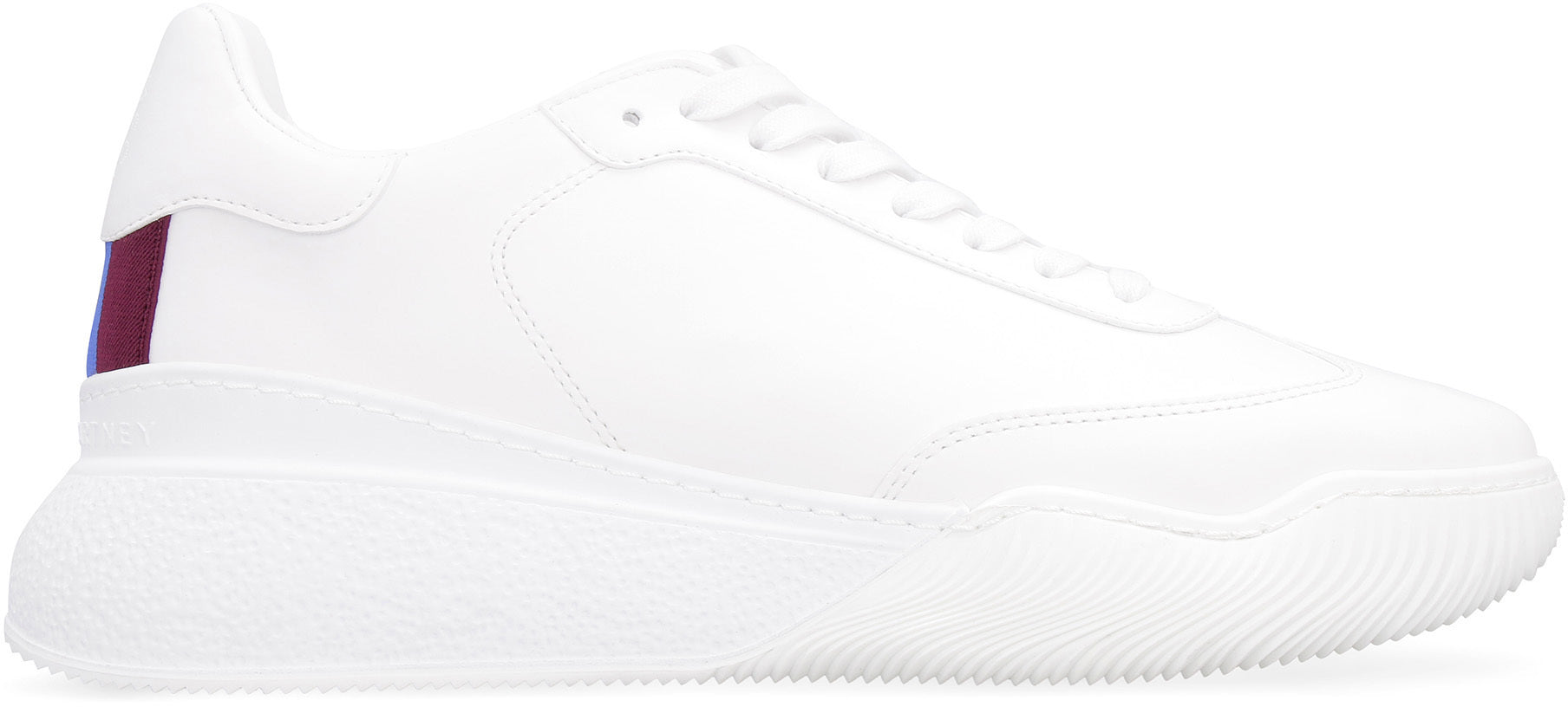 Faux leather sneakers