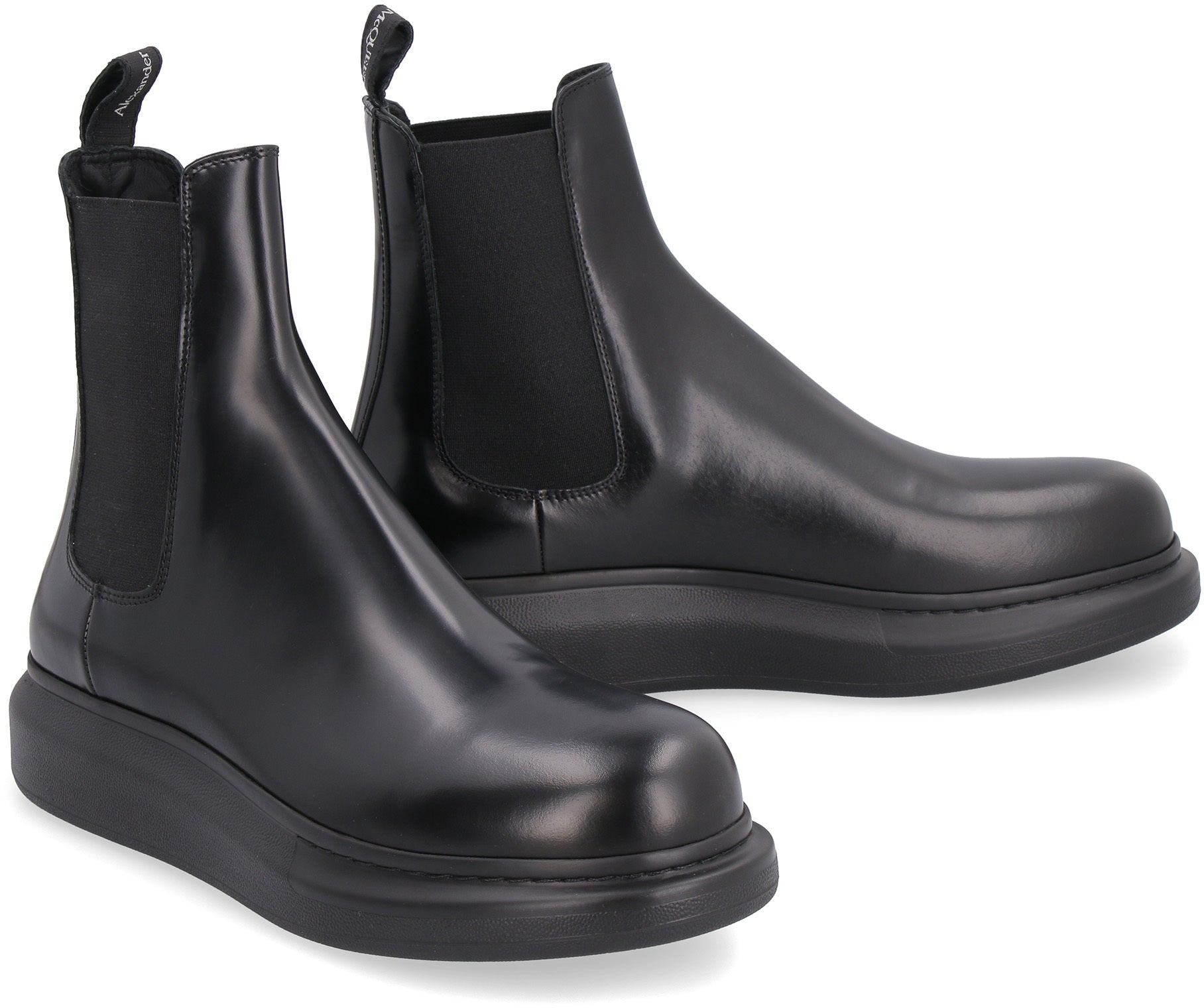 Hybrid leather Chelsea boots