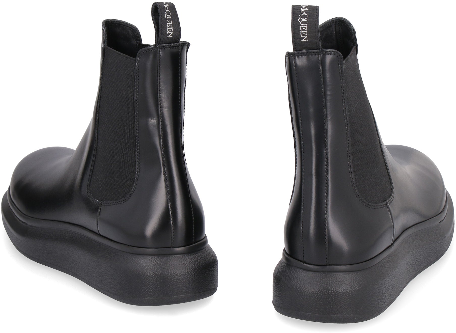 Hybrid leather Chelsea boots