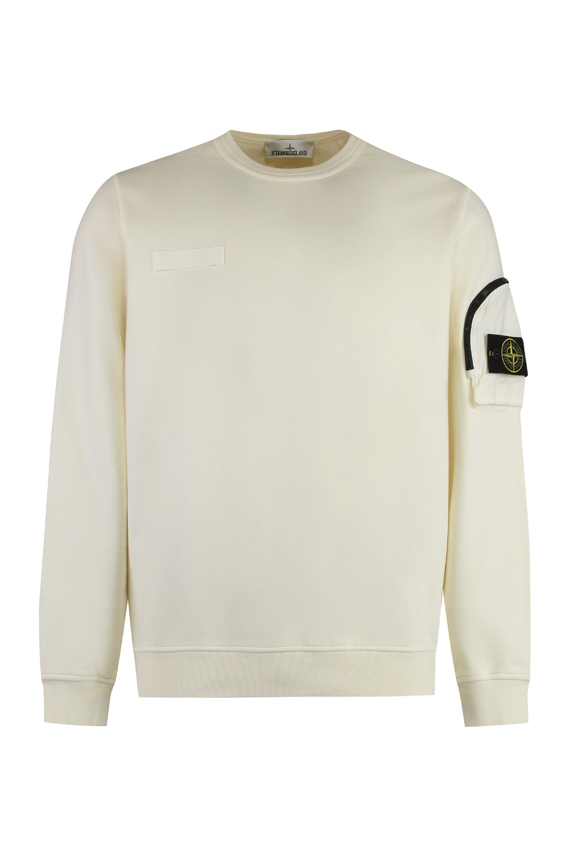 Cotton crew-neck sweatshirt