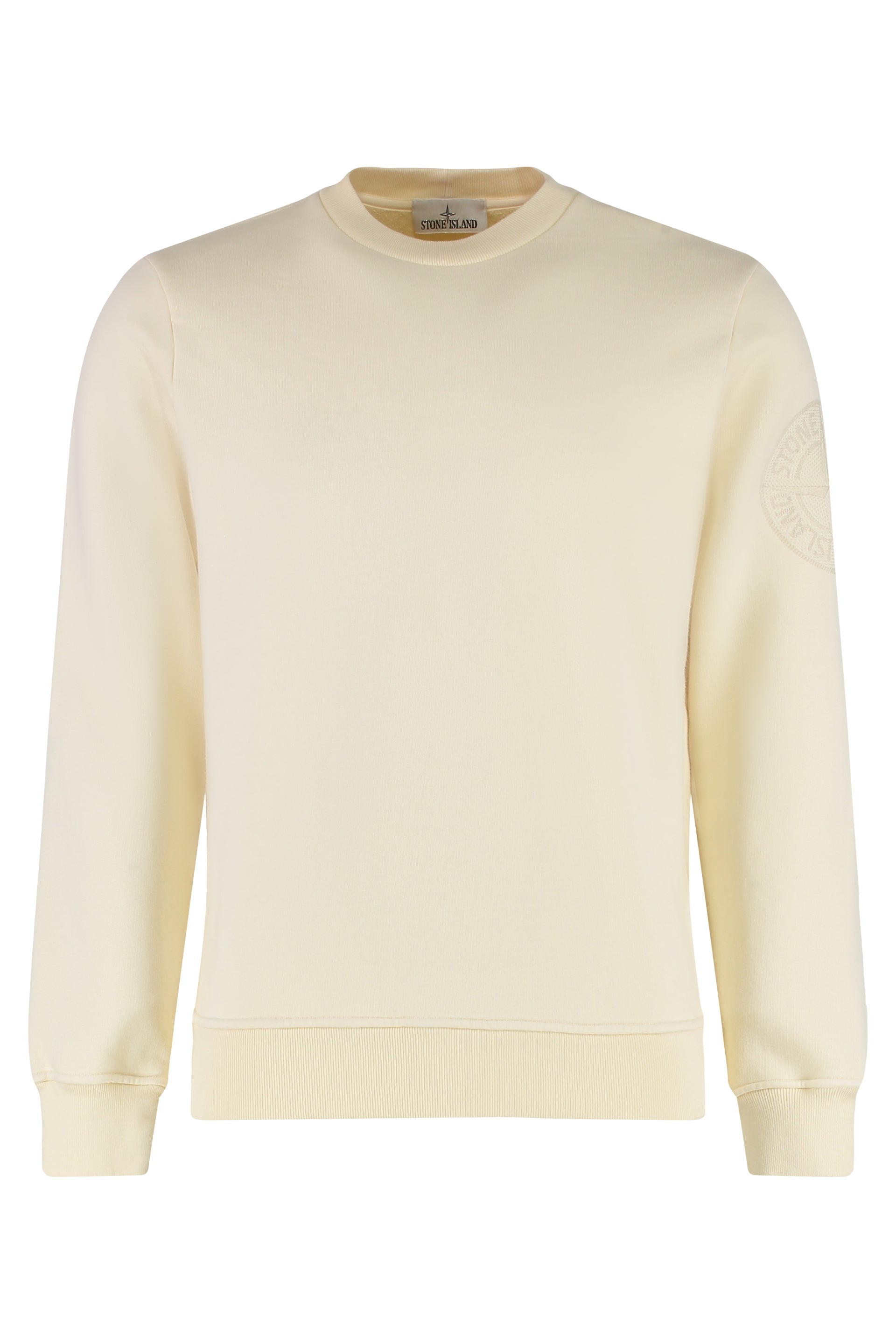 Cotton crew-neck sweatshirt