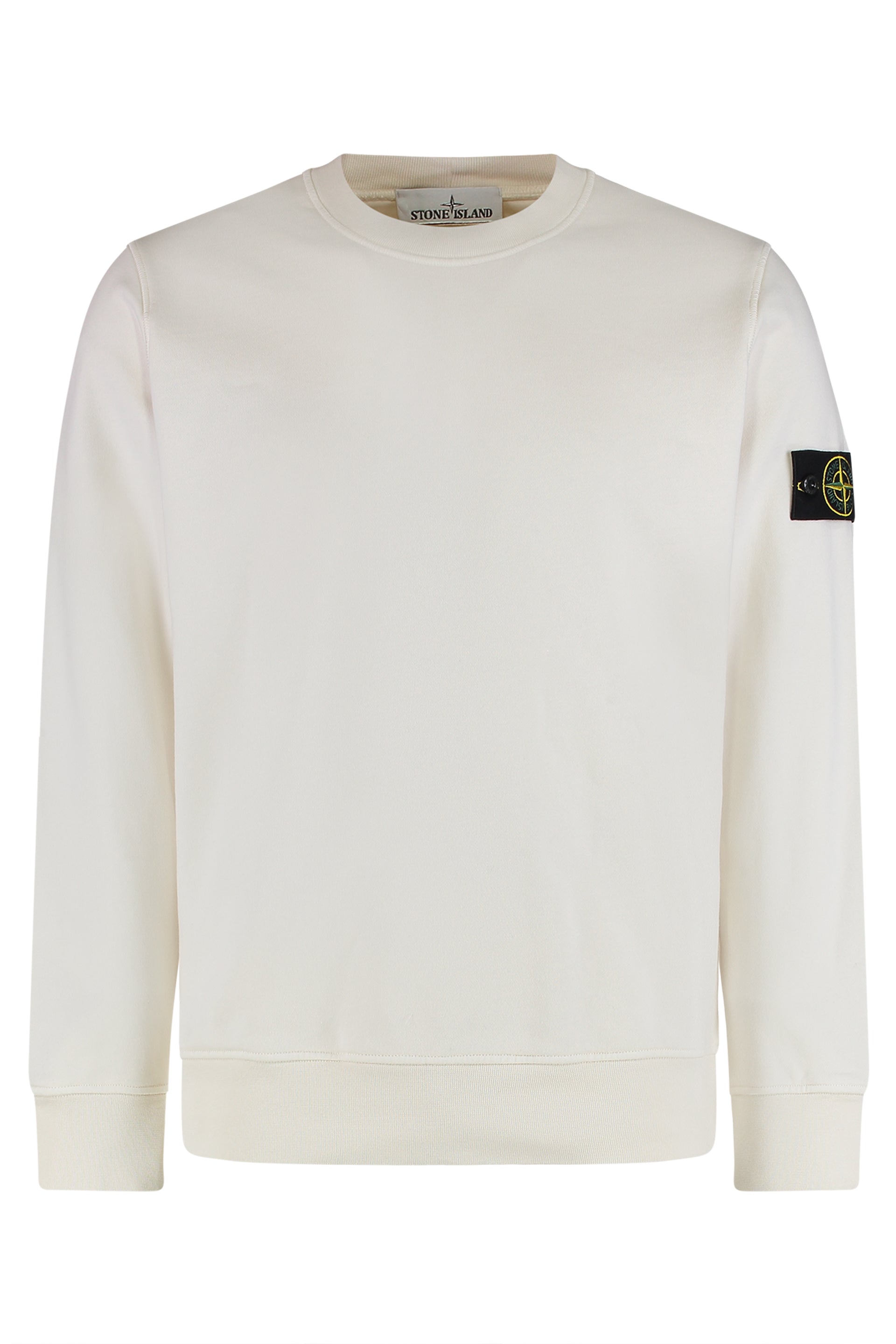 Crew neck sweatshirt in organic cotton
