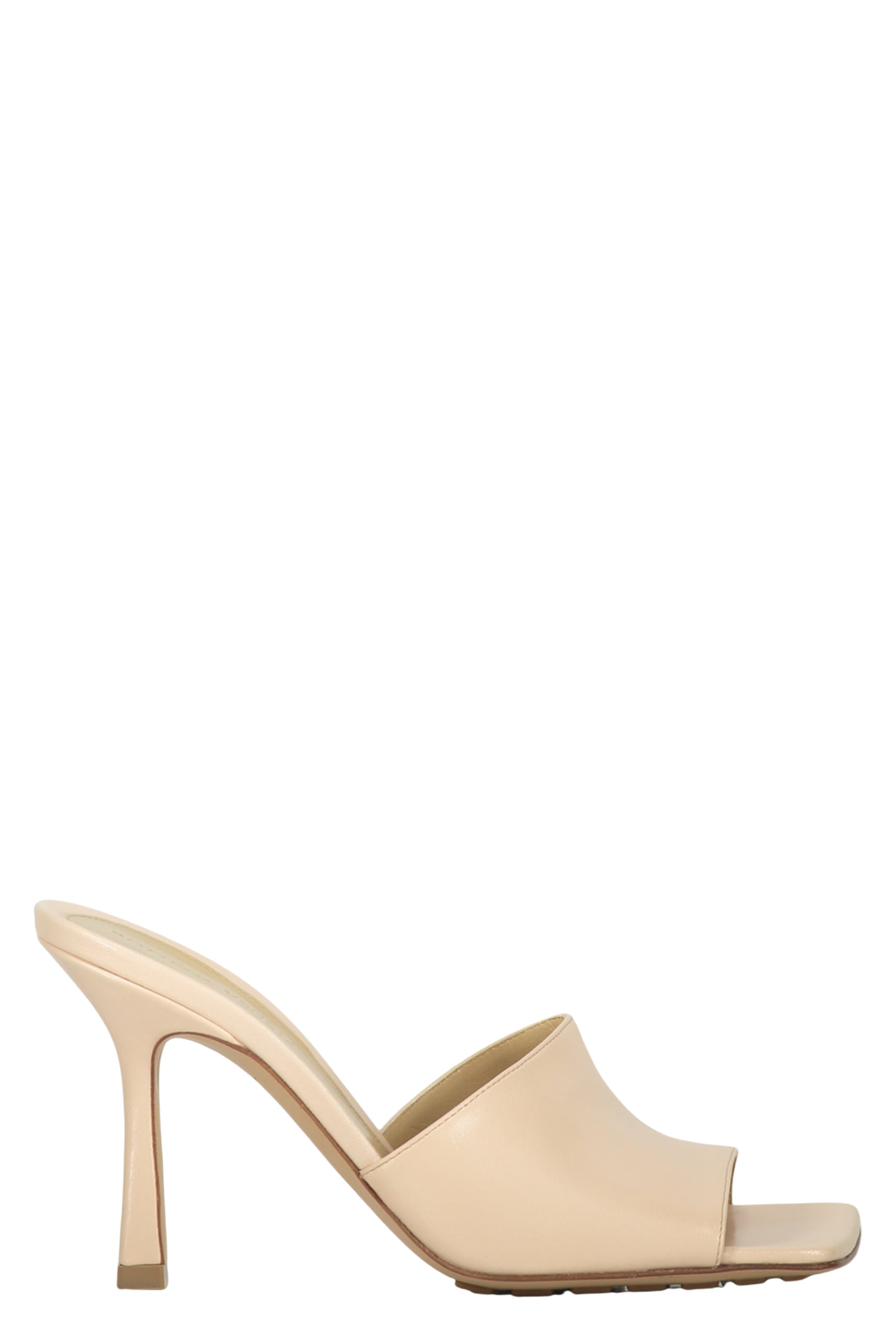 Stretch Leather mules