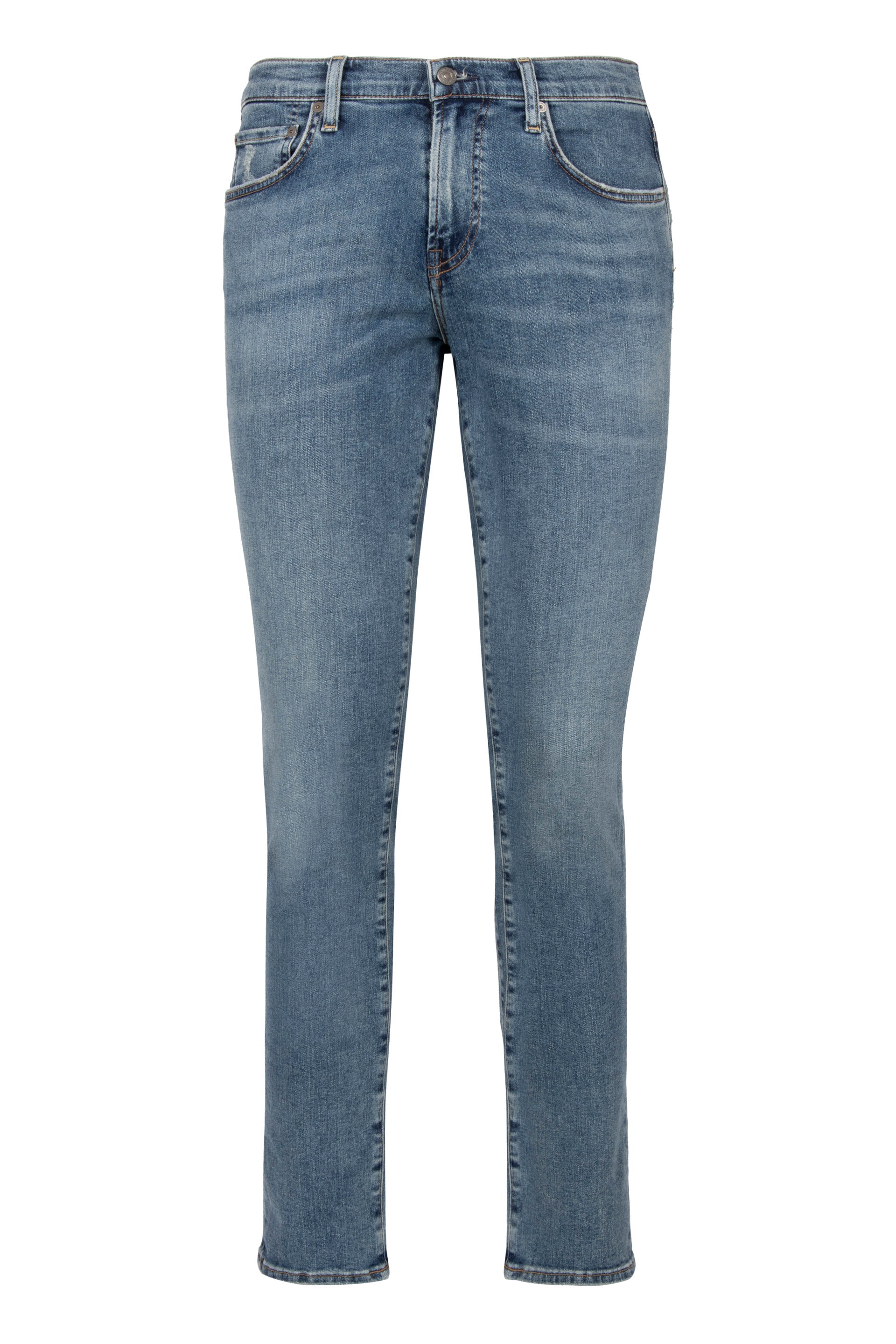 Stretch cotton jeans