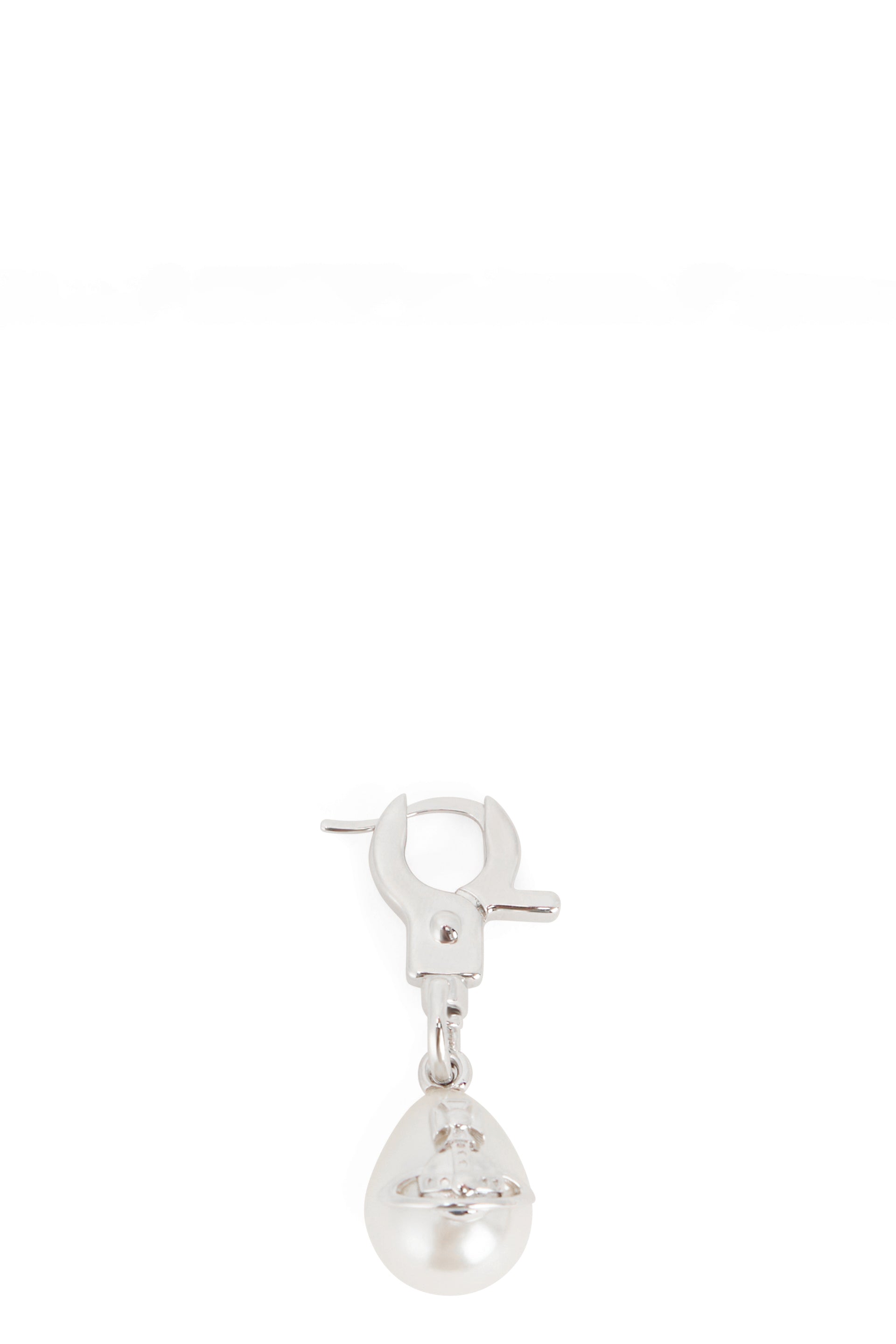 Earring with orb pendant