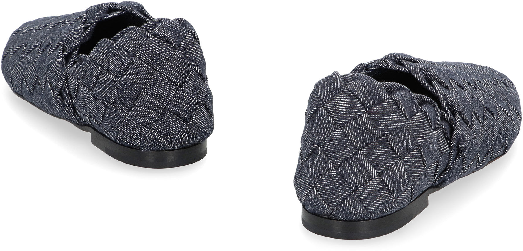 Denim slippers