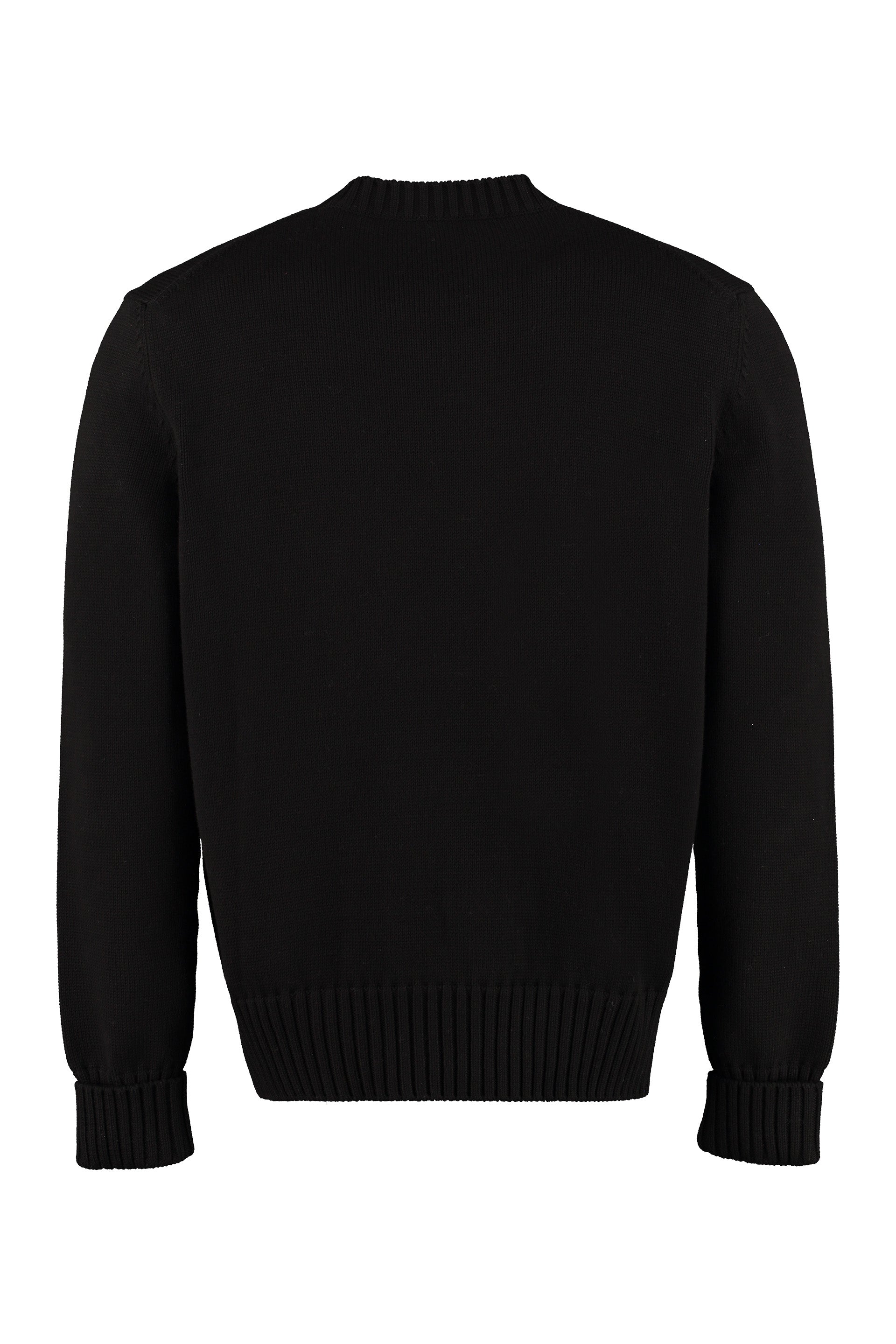 Intarsia crew-neck sweater