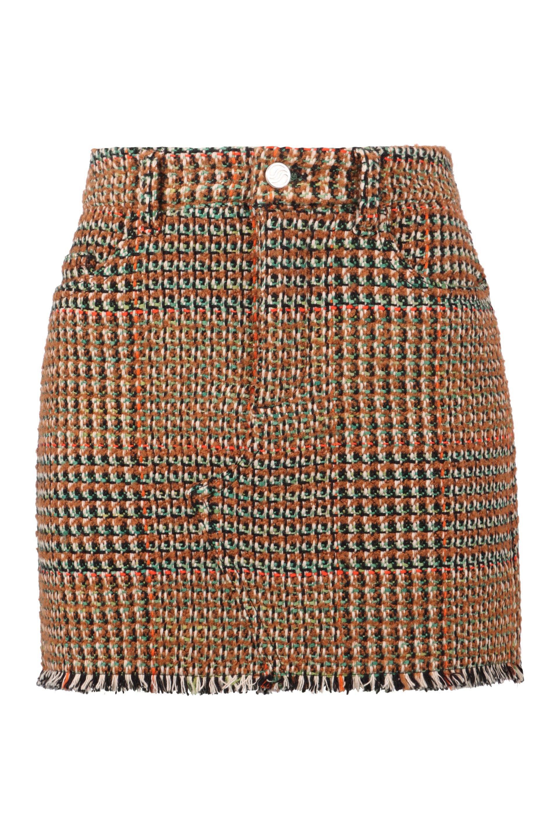 Wool mini skirt