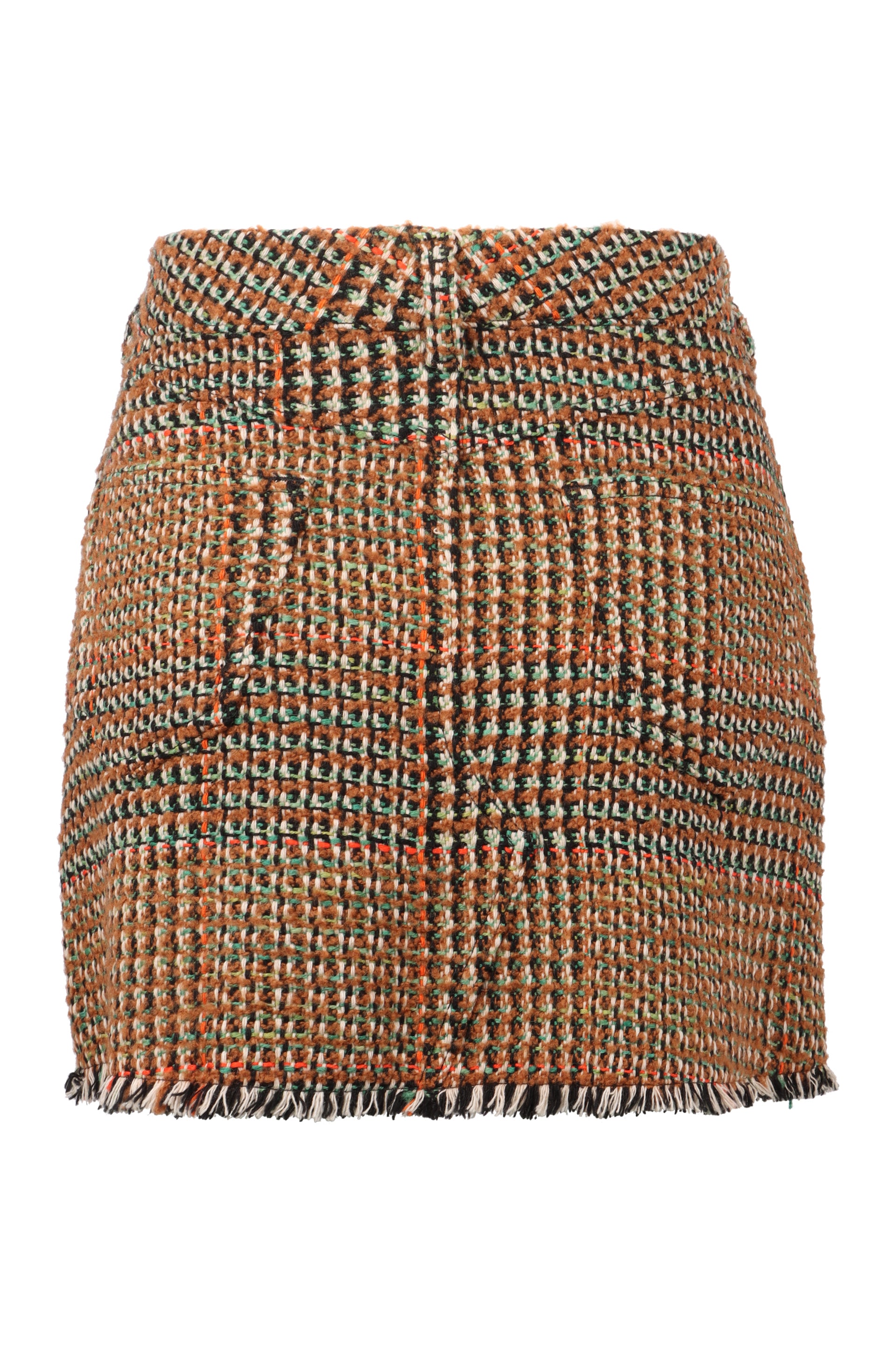 Wool mini skirt