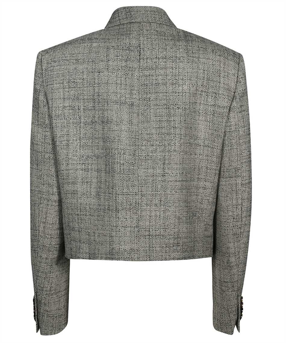 Double-breasted wool blazer