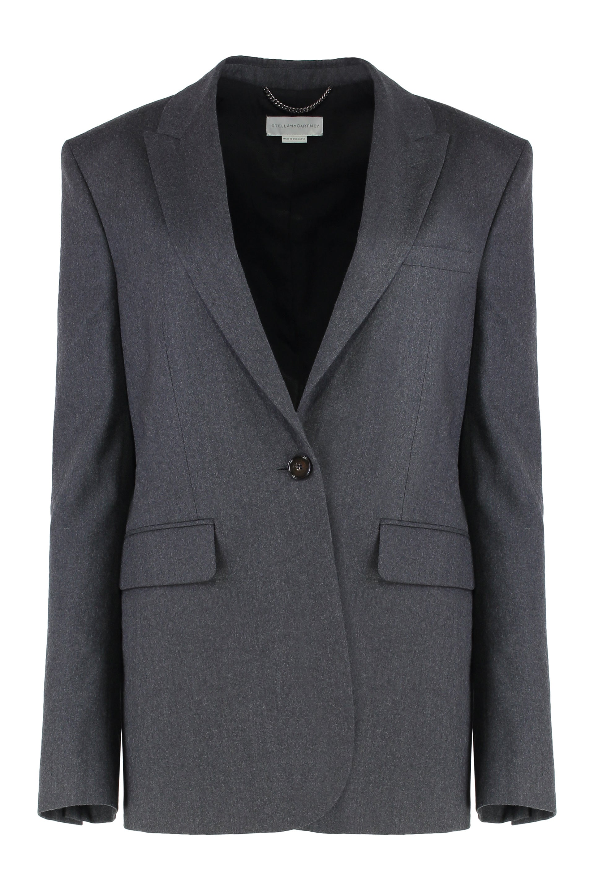 Single-breasted one button jacket