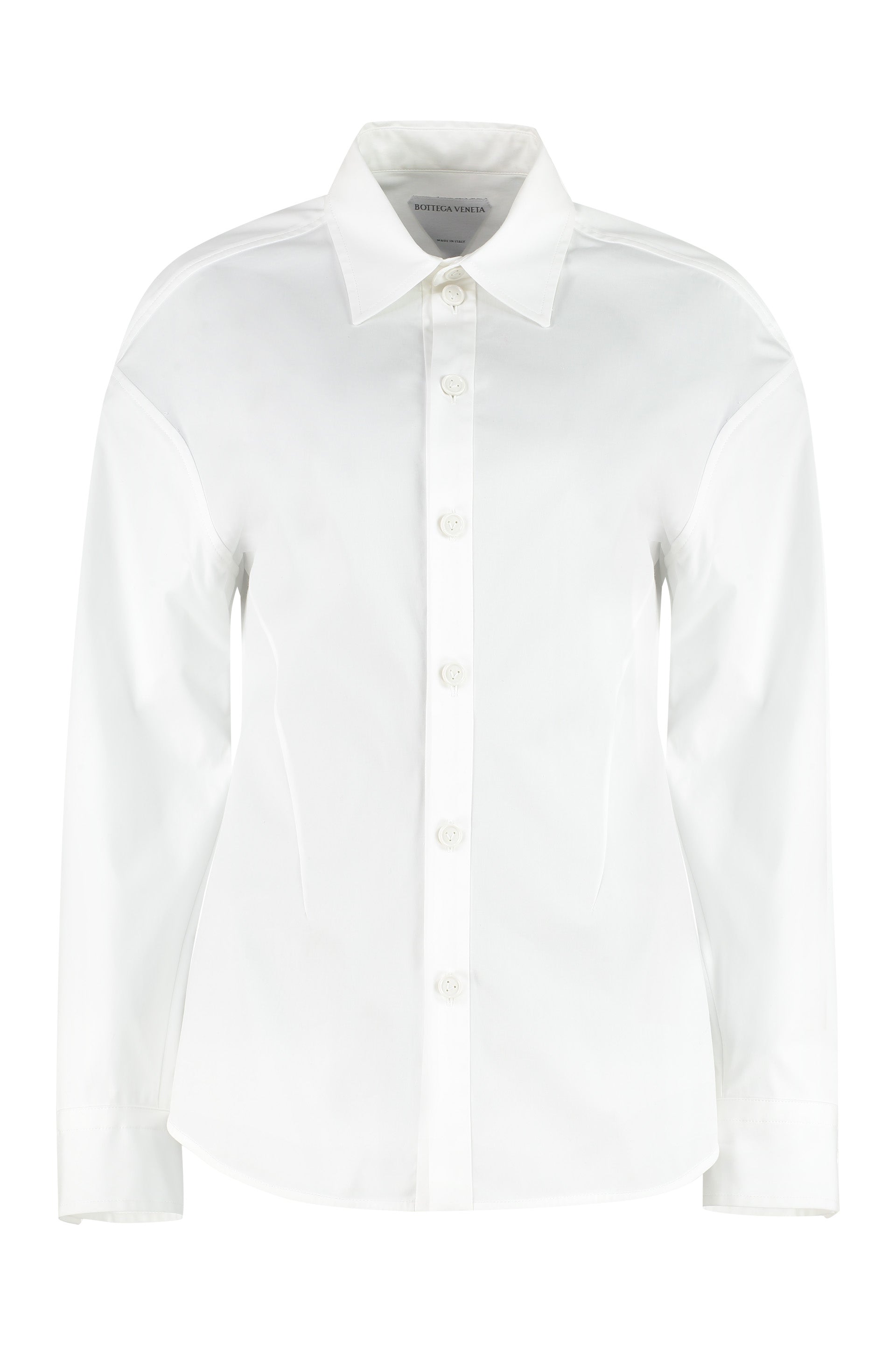 Classic Italian collar cotton shirt