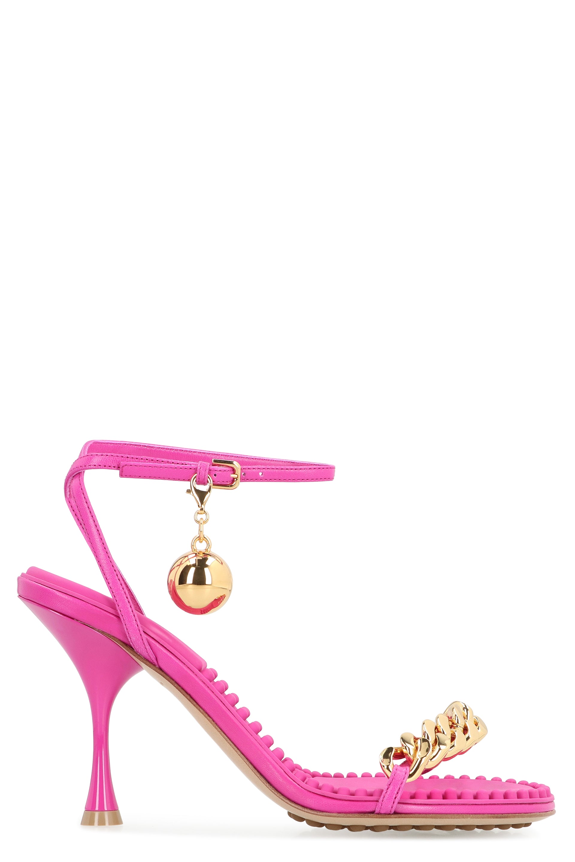 Dot heeled sandals