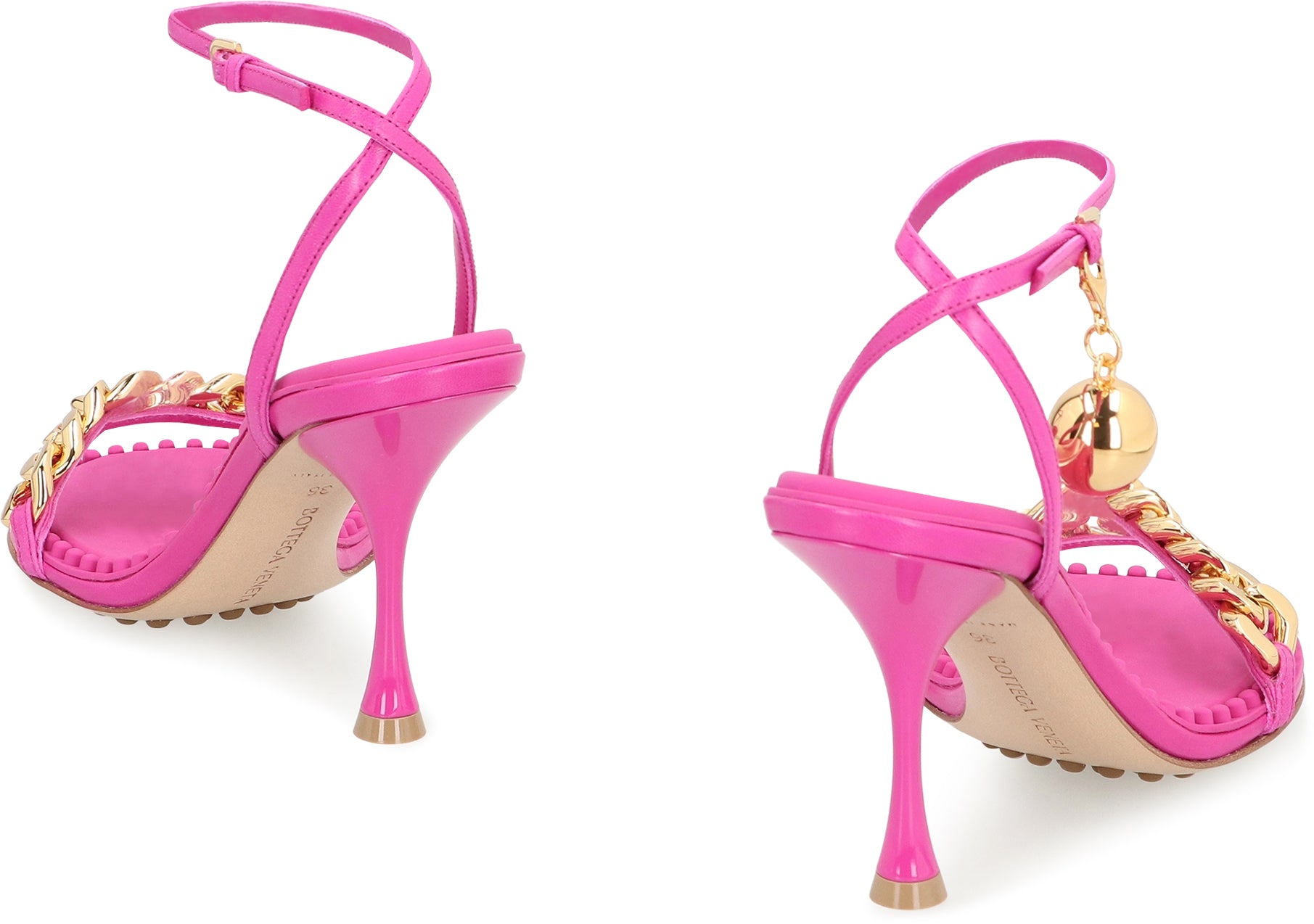 Dot heeled sandals