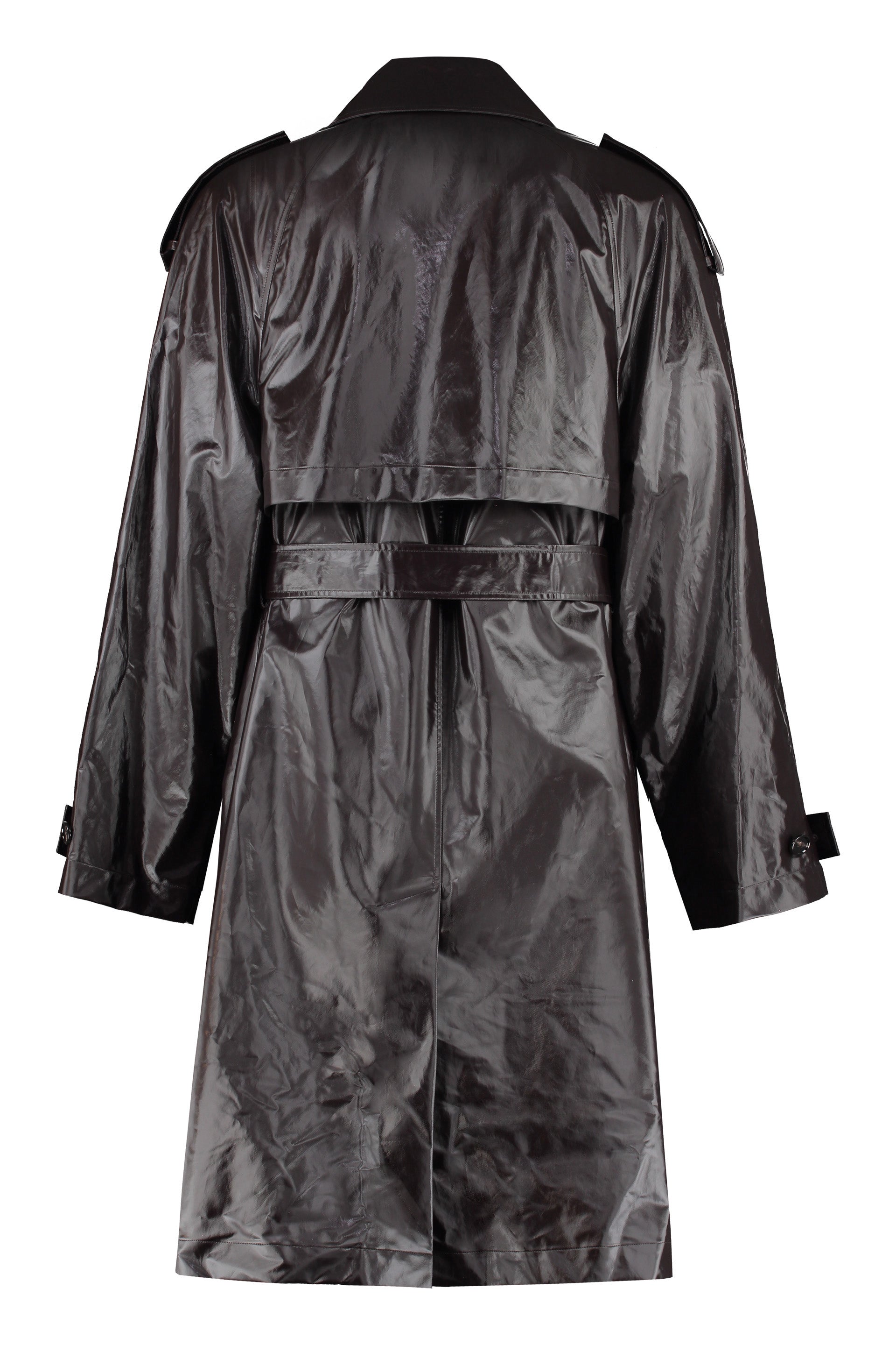 Double-breasted trench coat