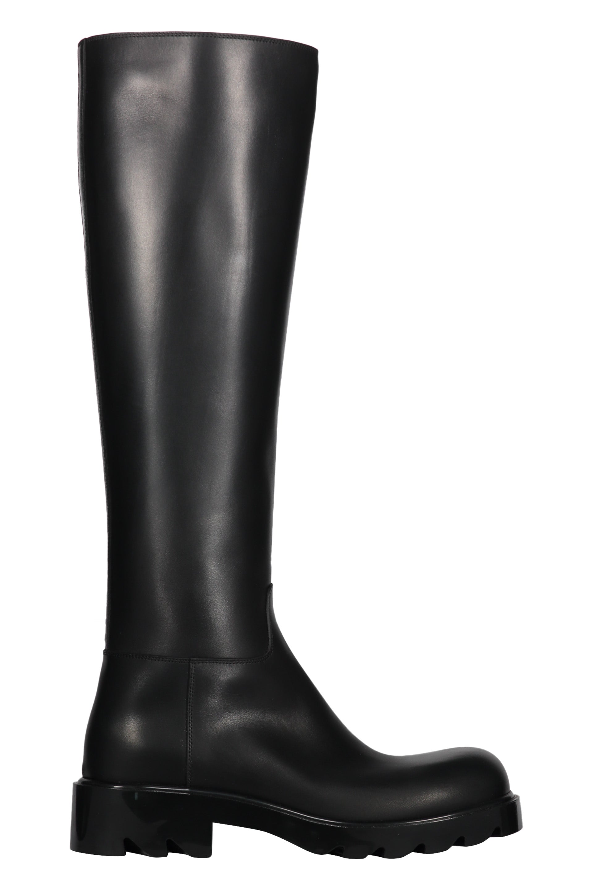 Strut leather boots