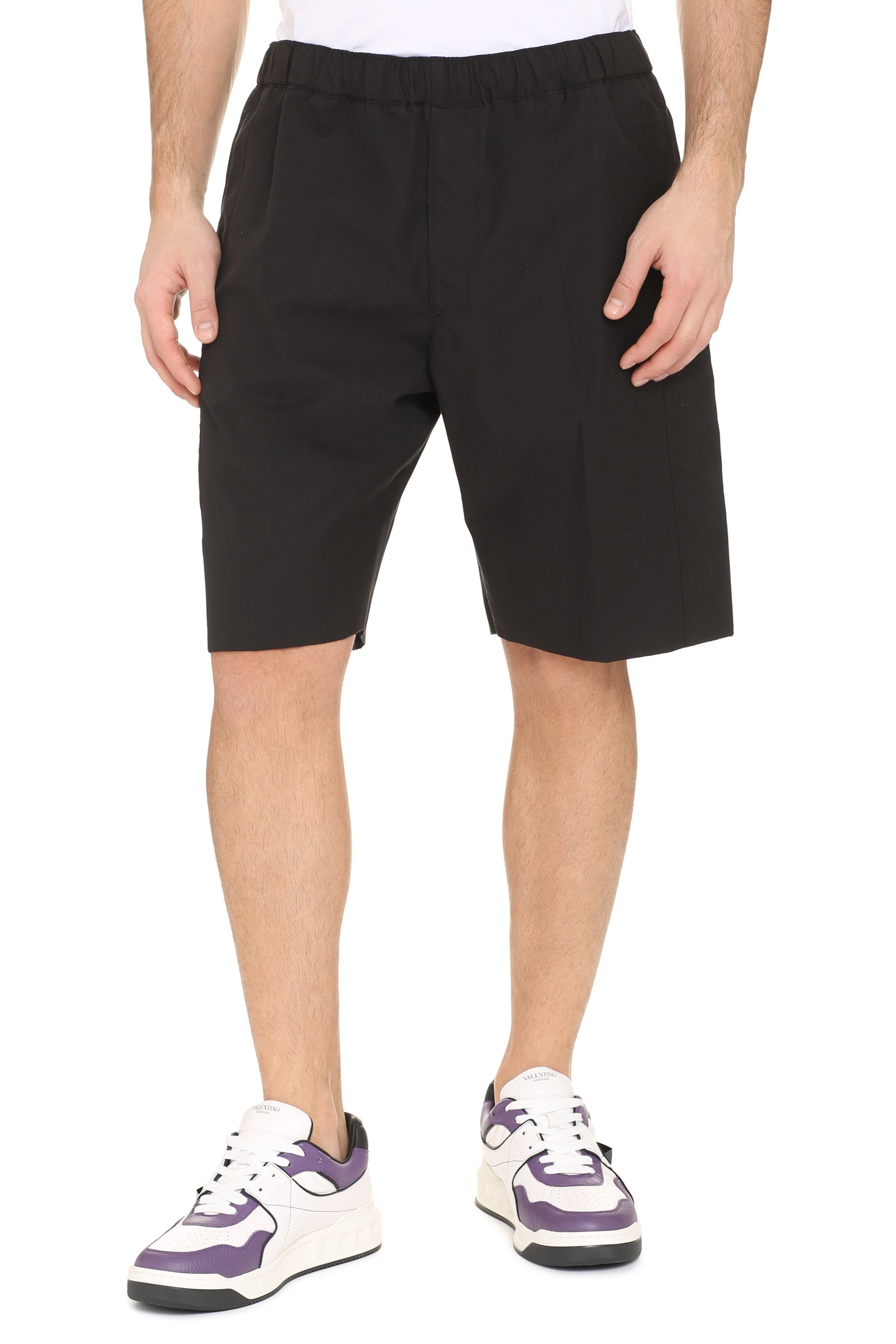 Cotton bermuda shorts