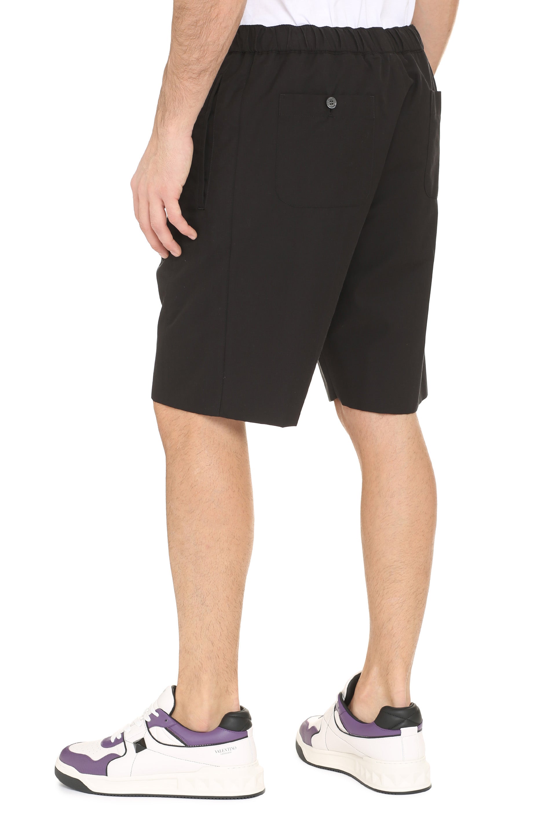 Cotton bermuda shorts