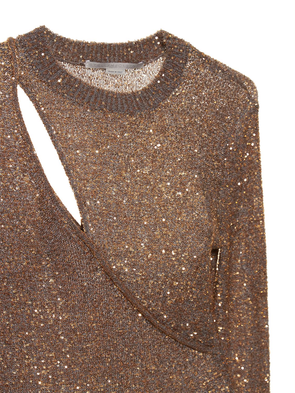 Brown Fitted Dress with Long Sleeves Elegant