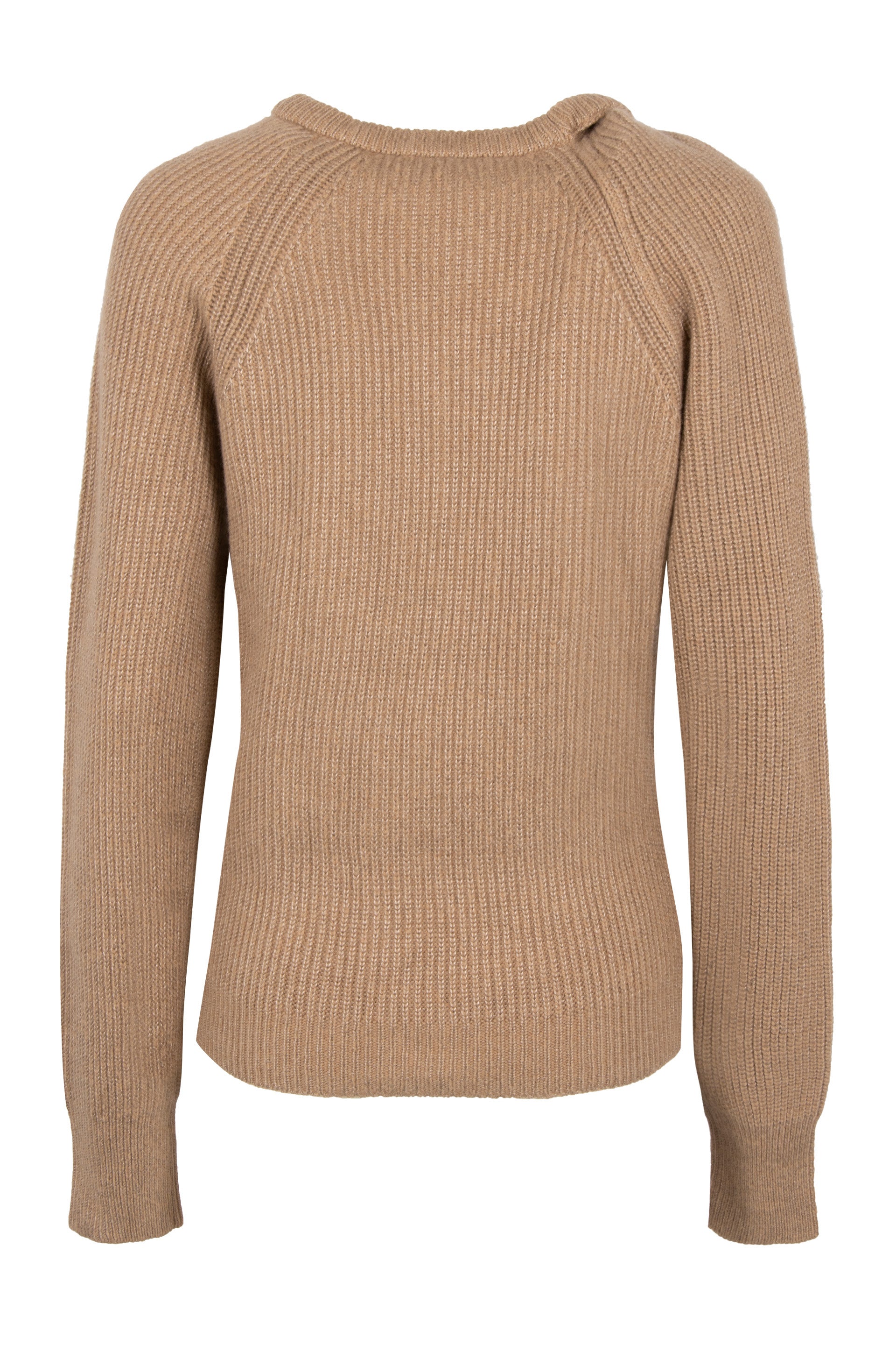 Crew-neck cashmere sweater