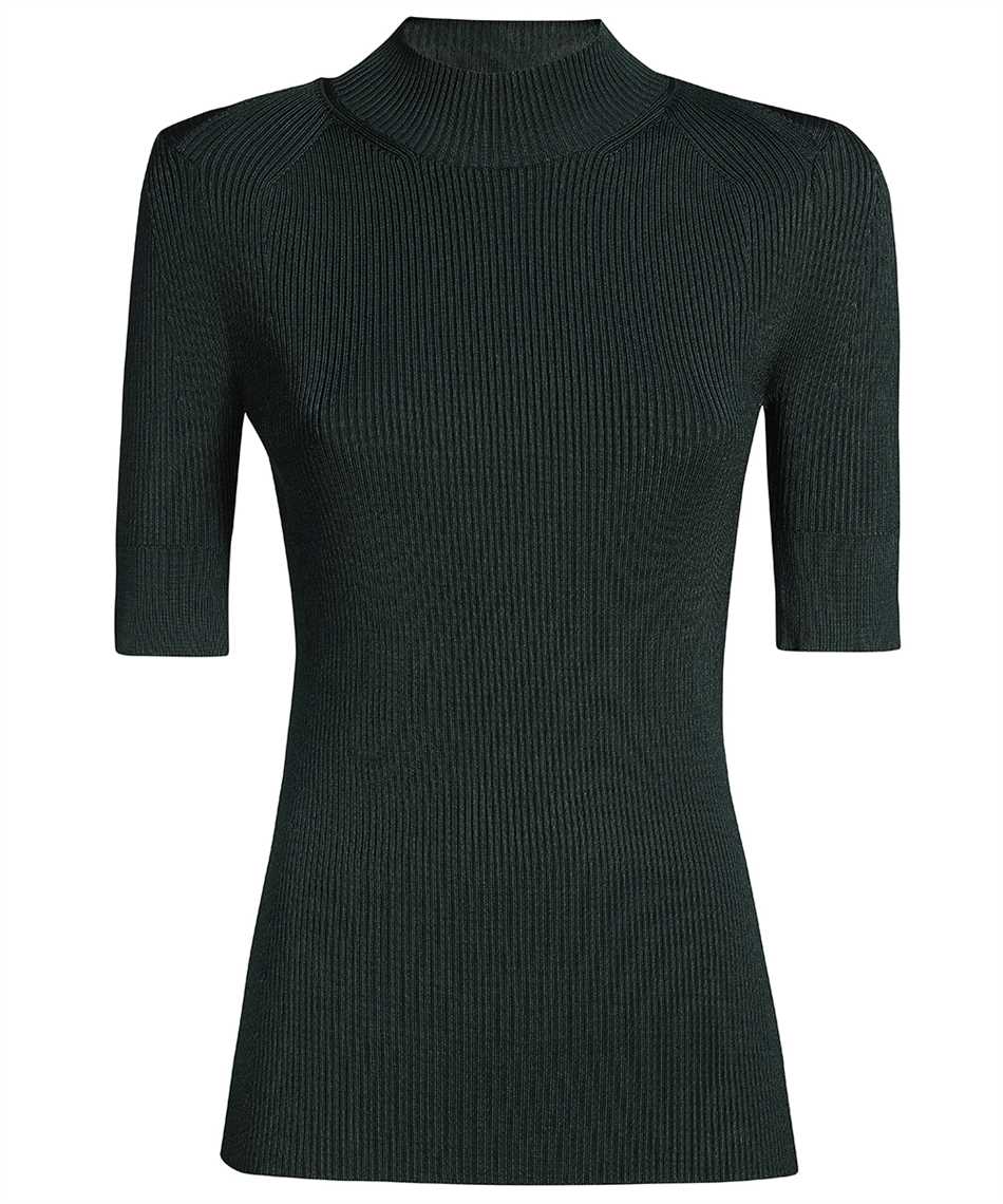 Knitted viscosa-blend top