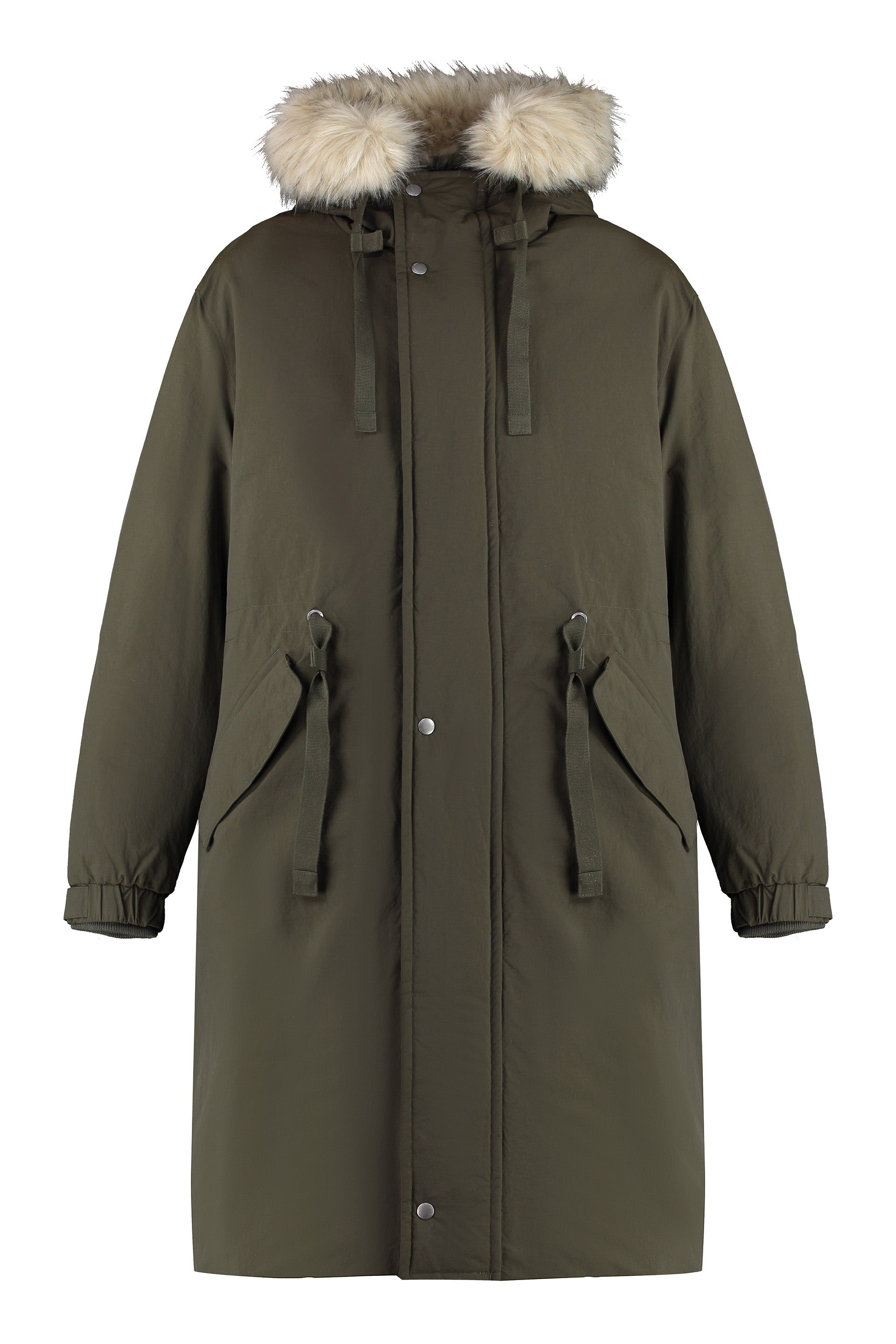 Technical fabric parka