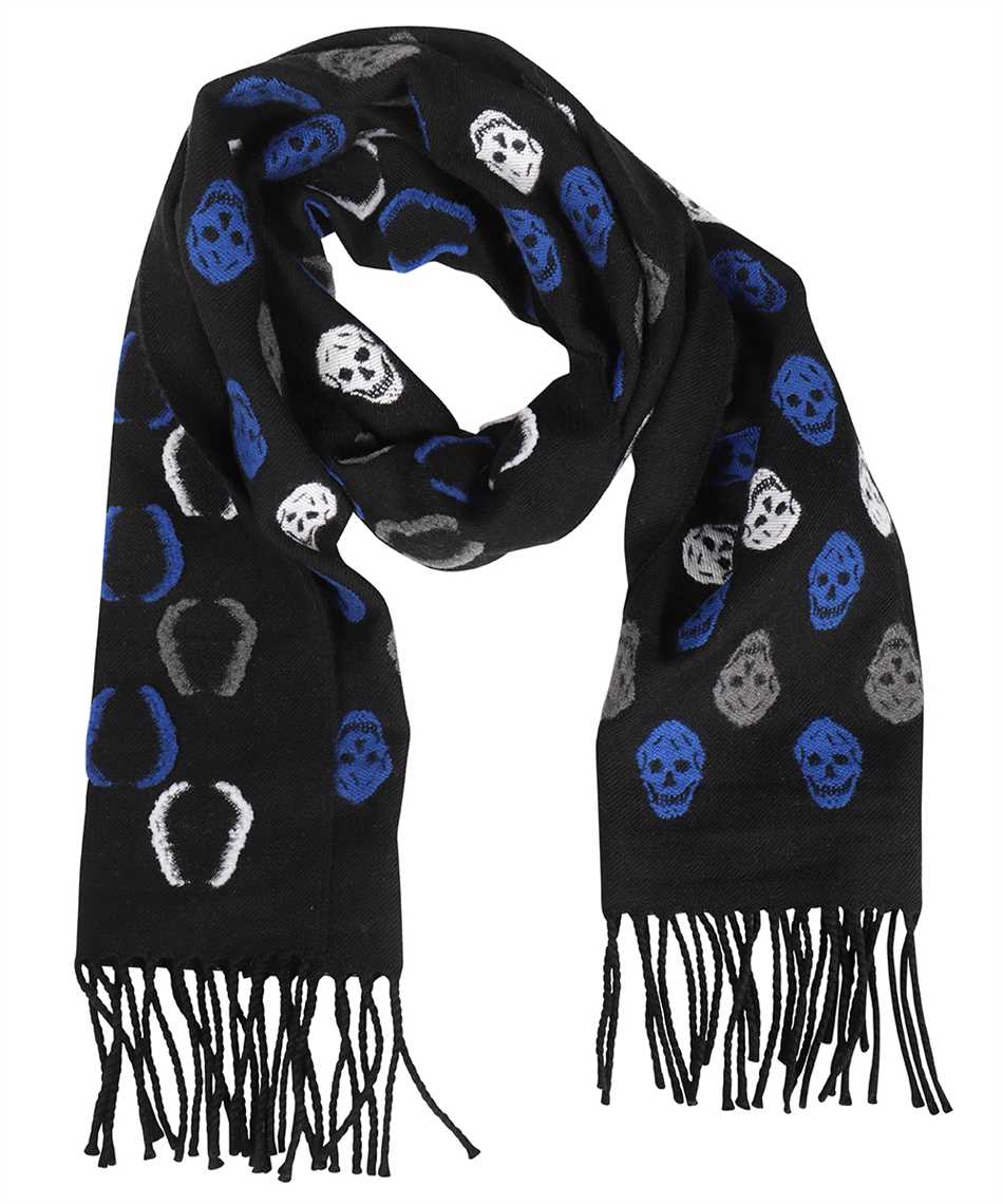 Skull print scarf