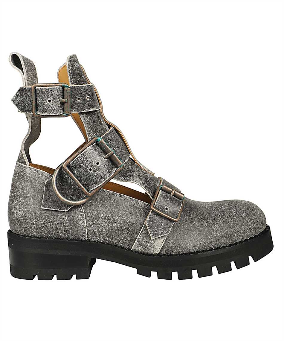 Leather boots