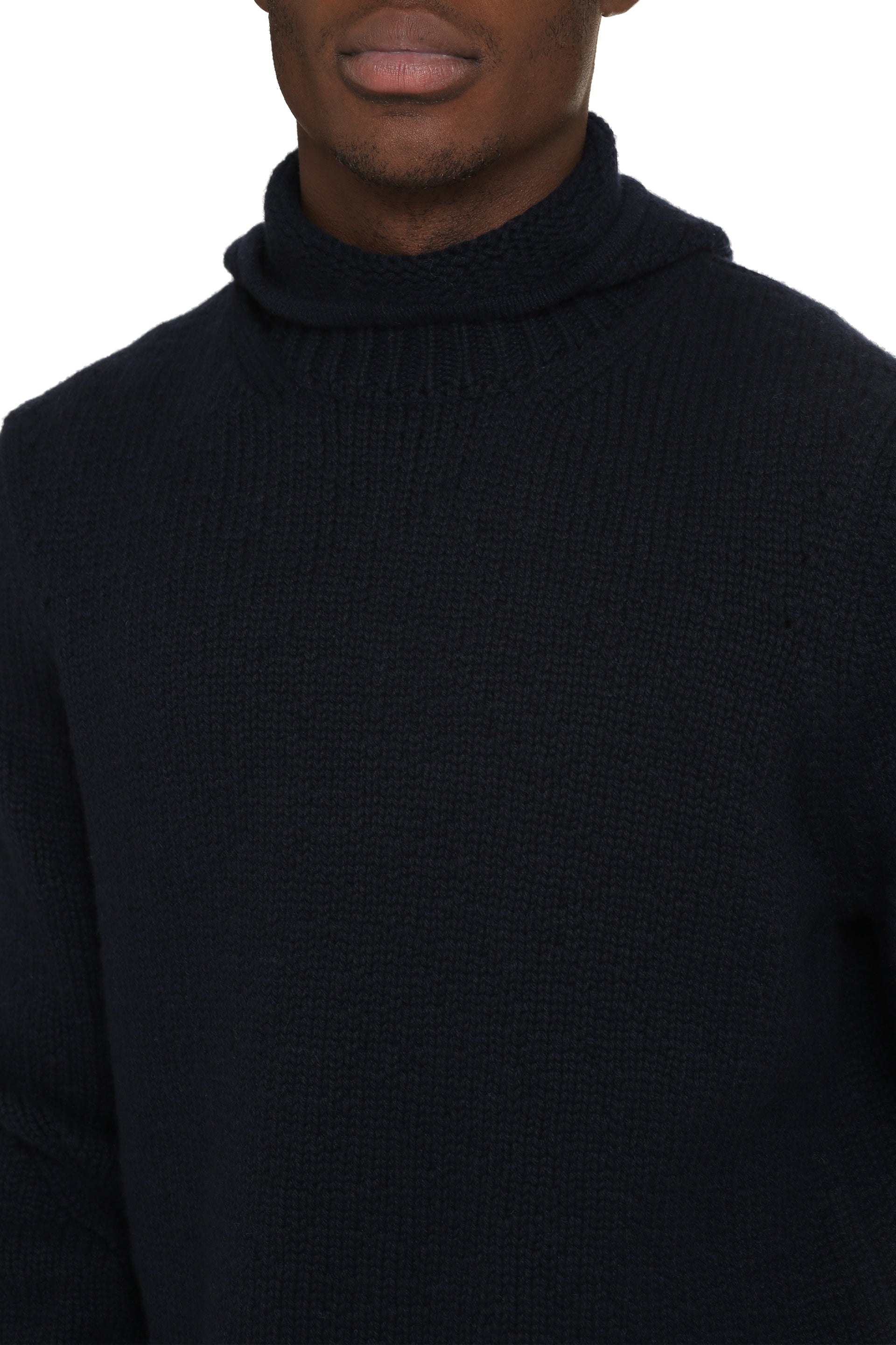 Knitted hoodie