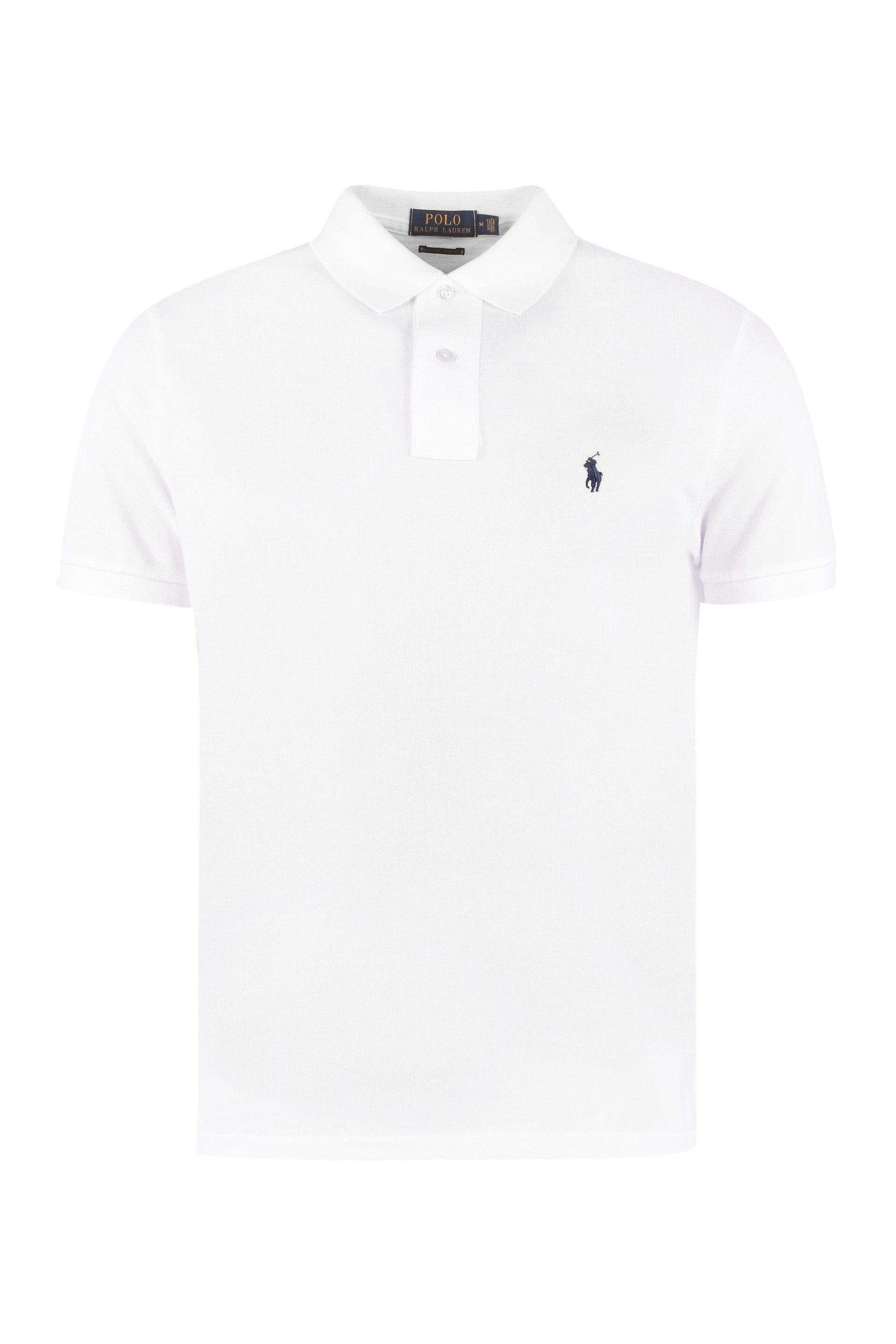 Cotton-piqué polo shirt