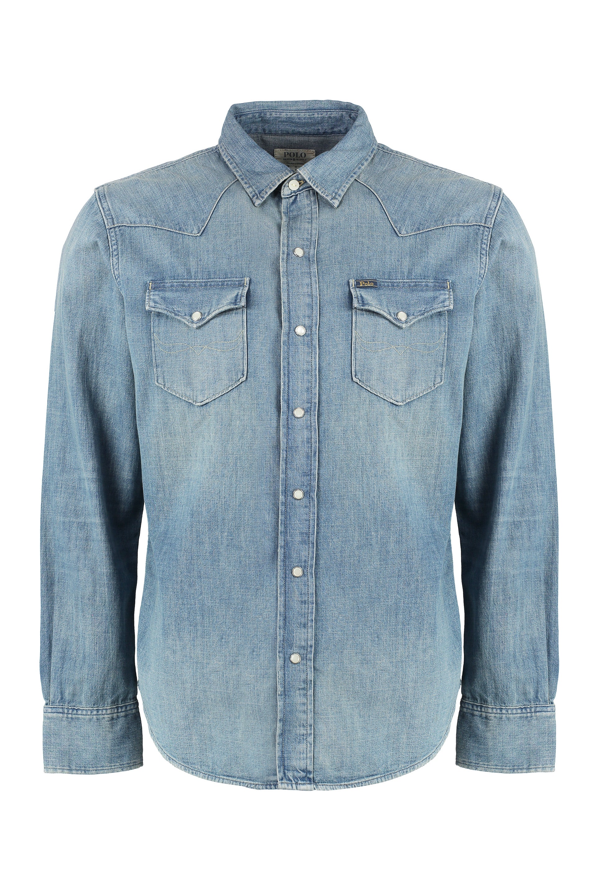 Western style denim shirt