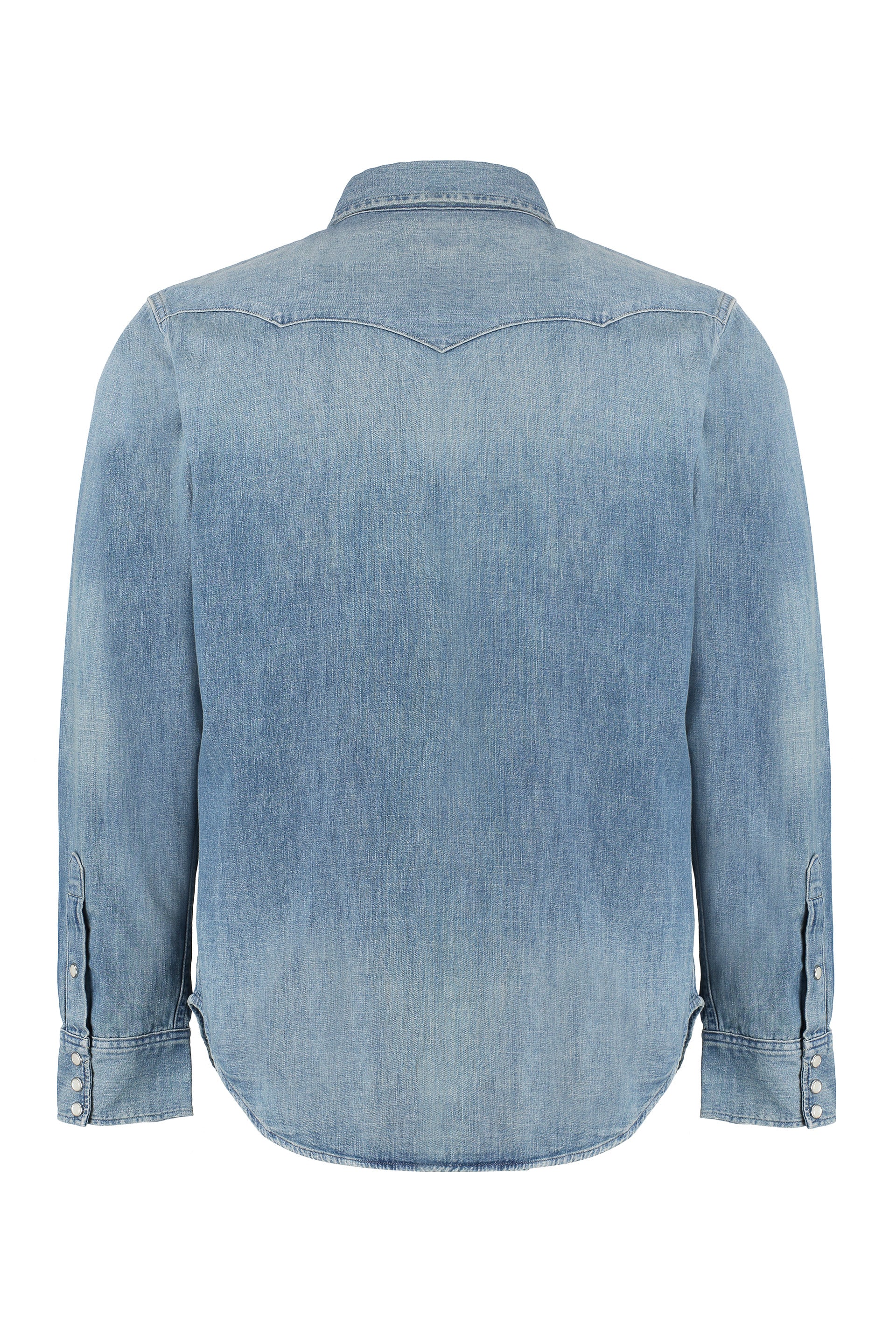 Western style denim shirt