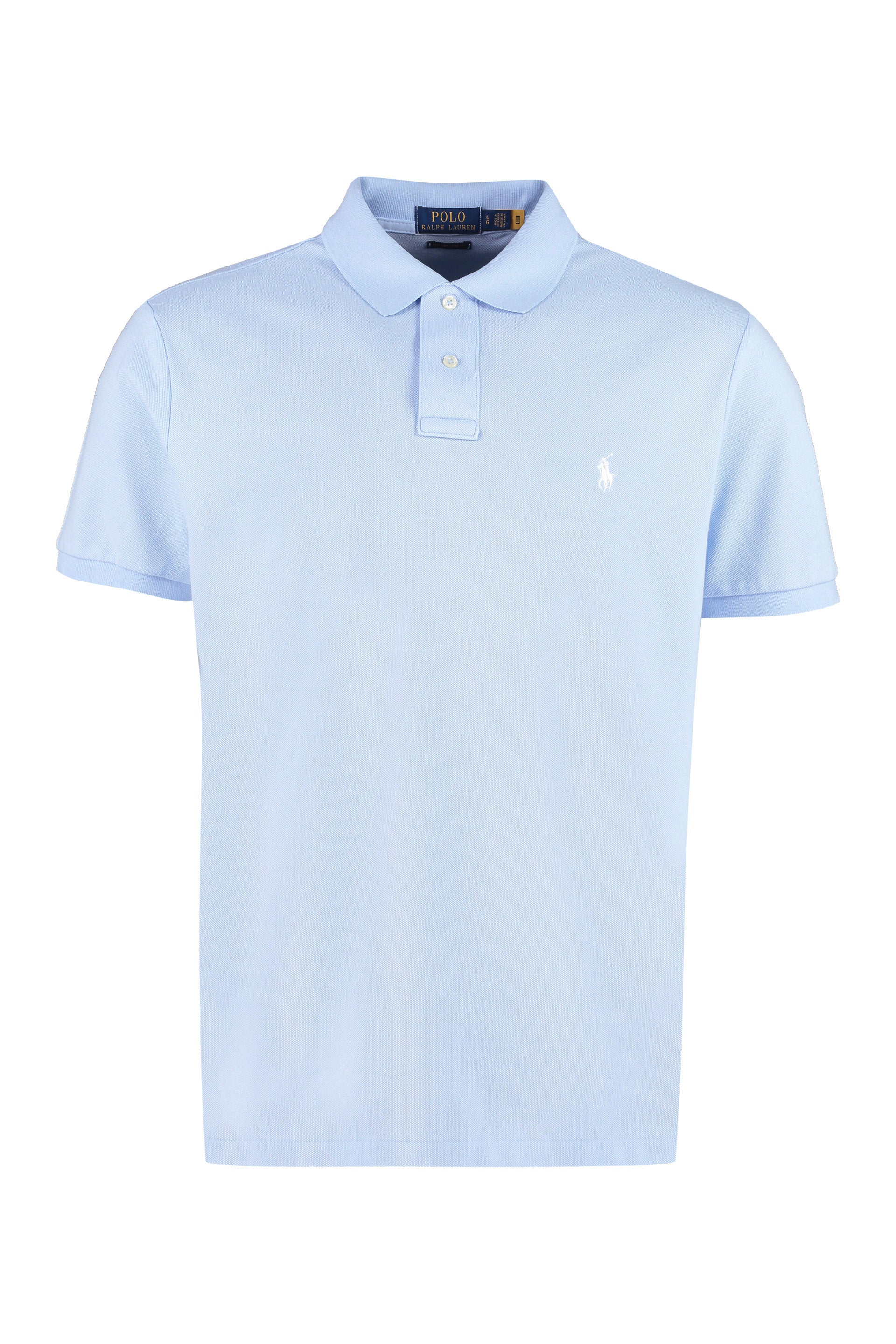 Cotton-piqué polo shirt