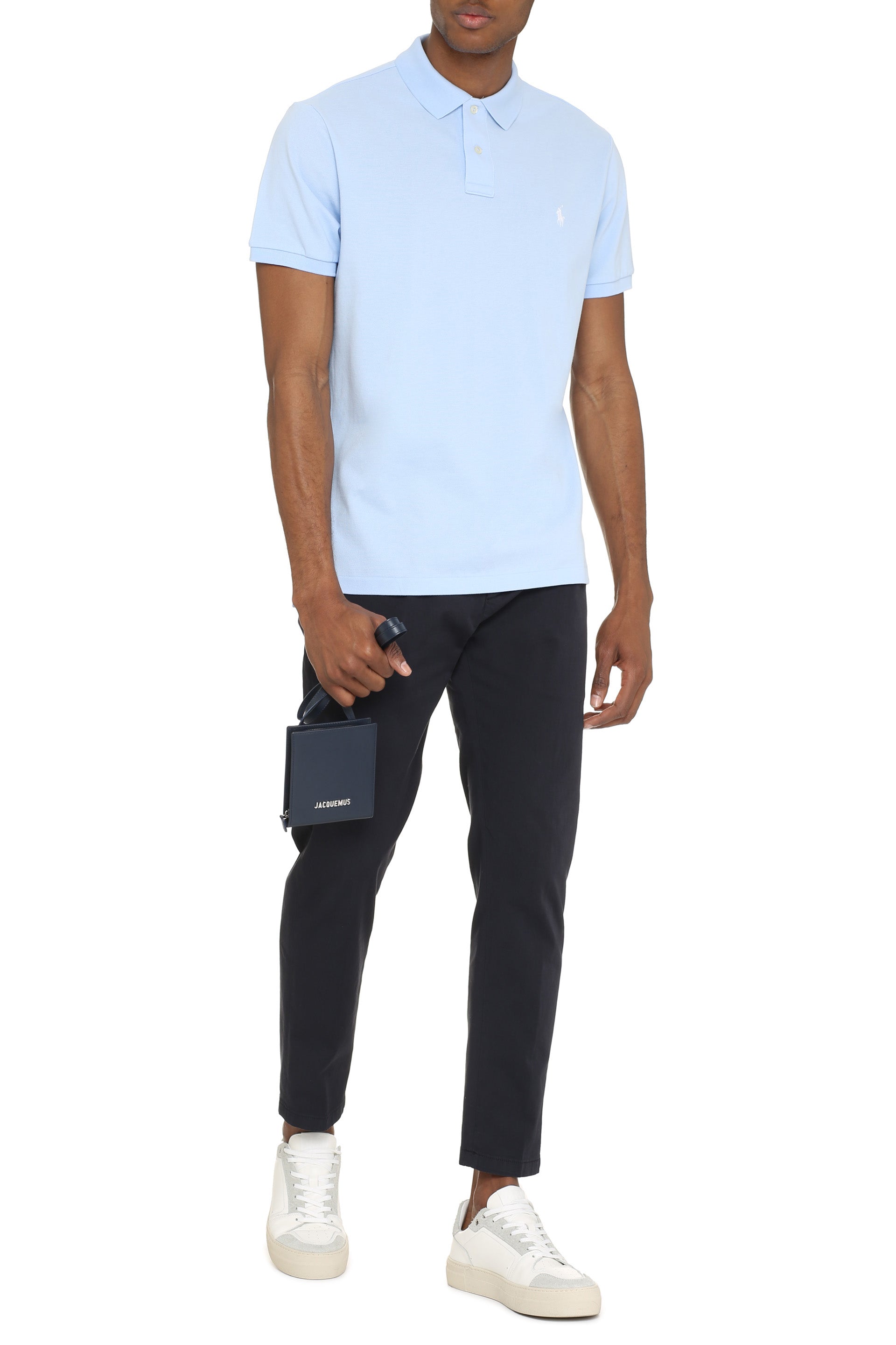 Cotton-piqué polo shirt