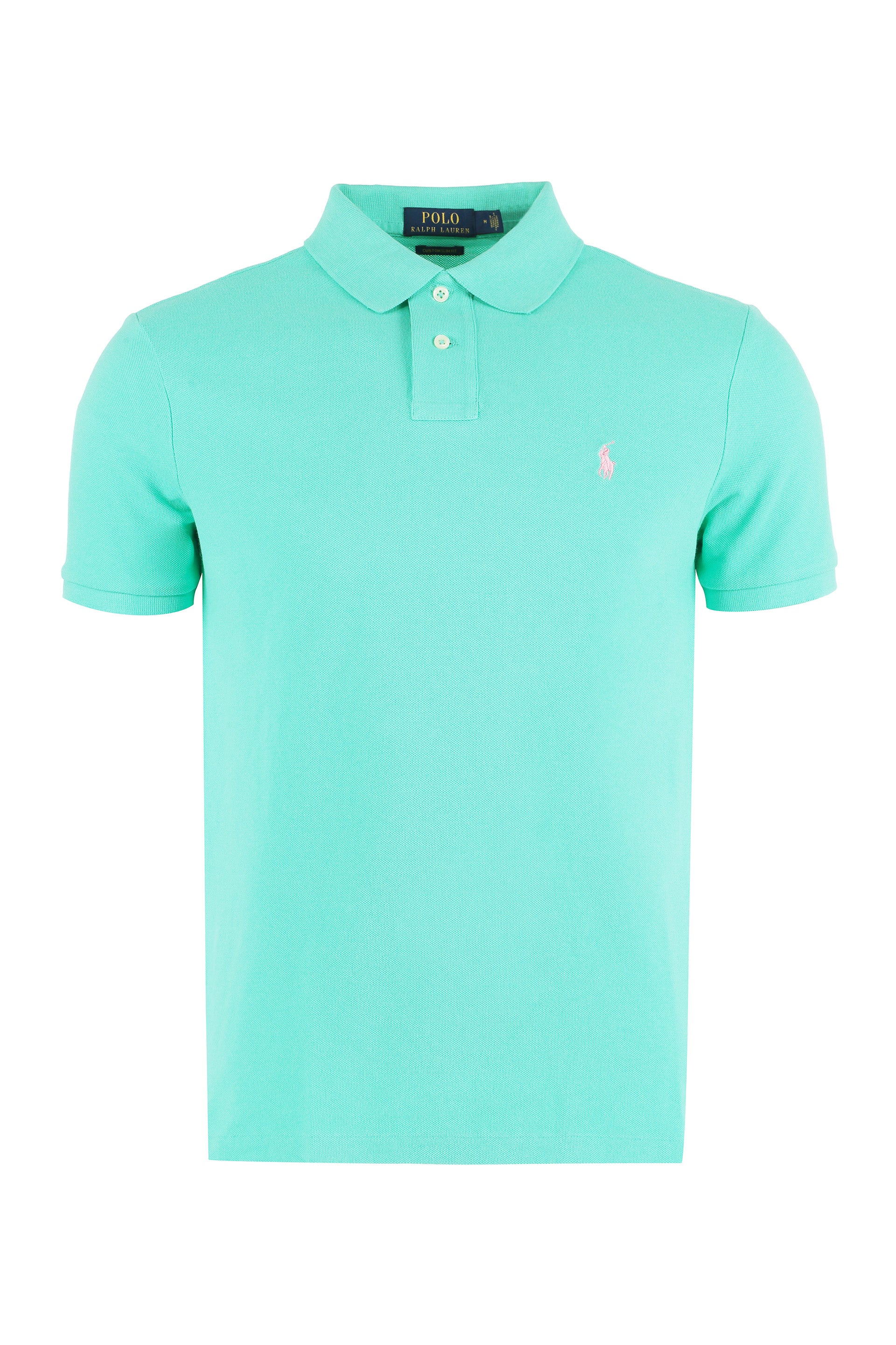 Cotton-piqué polo shirt