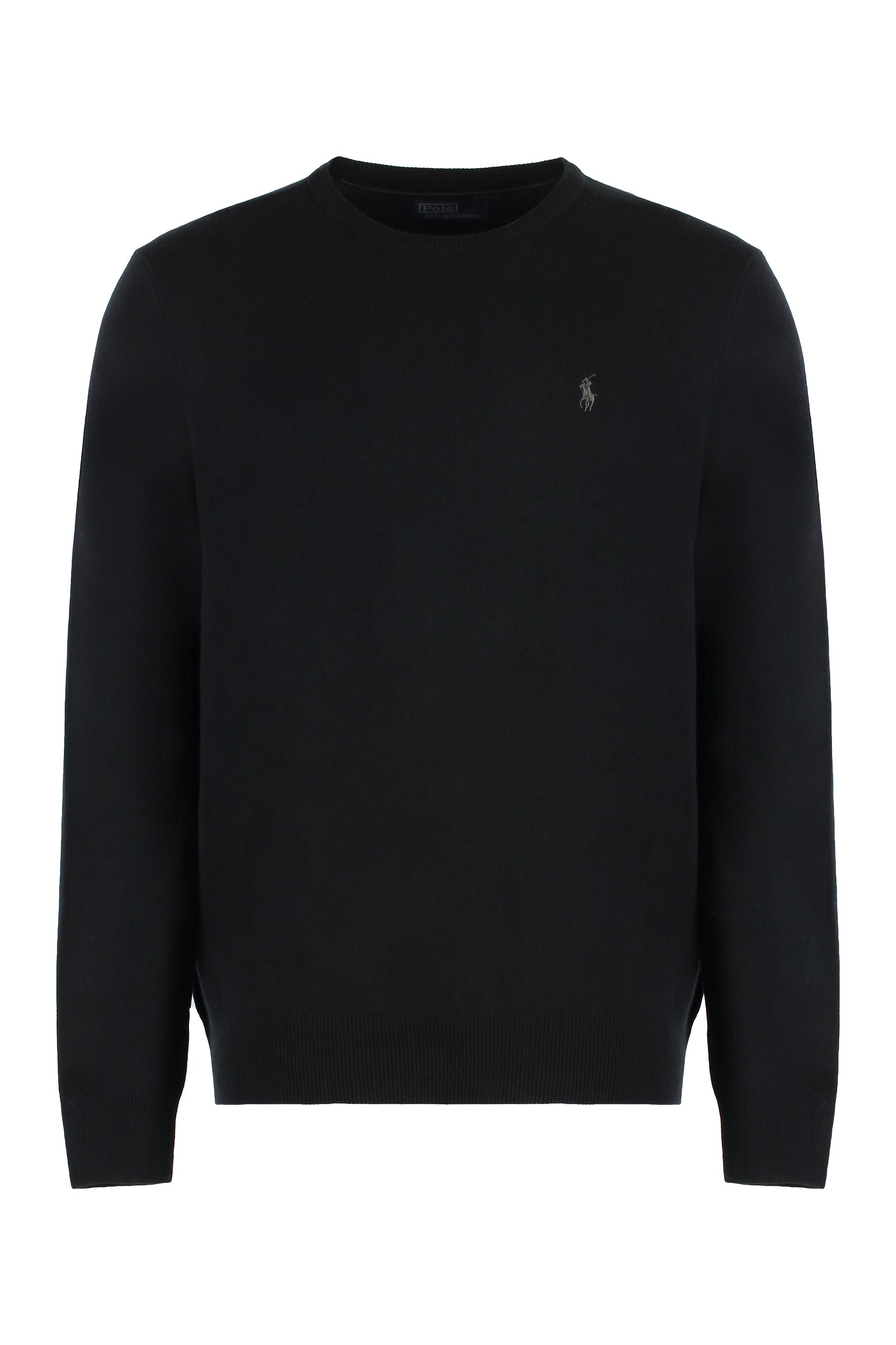 Crew-neck wool sweater