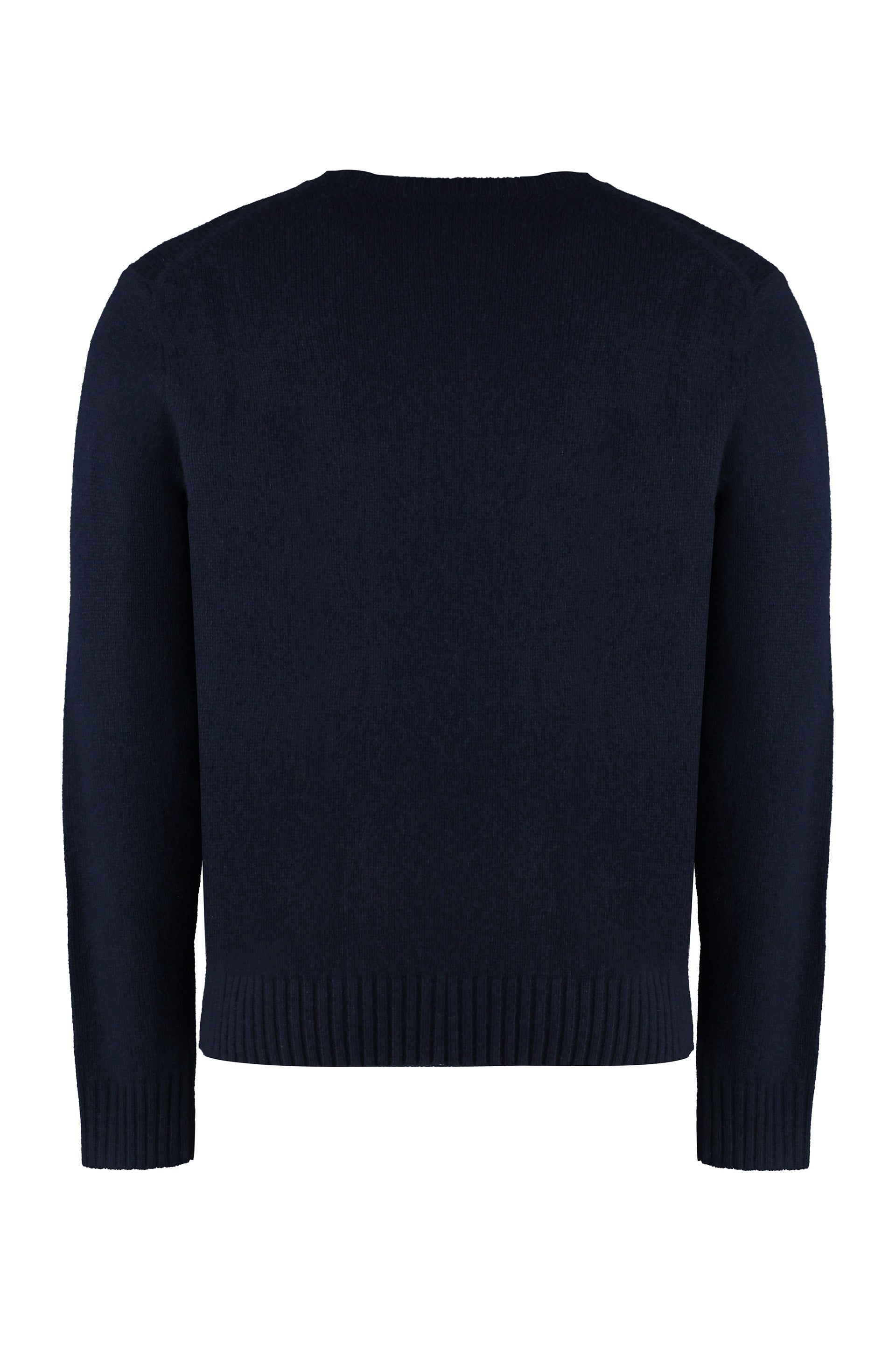 Crew-neck wool sweater