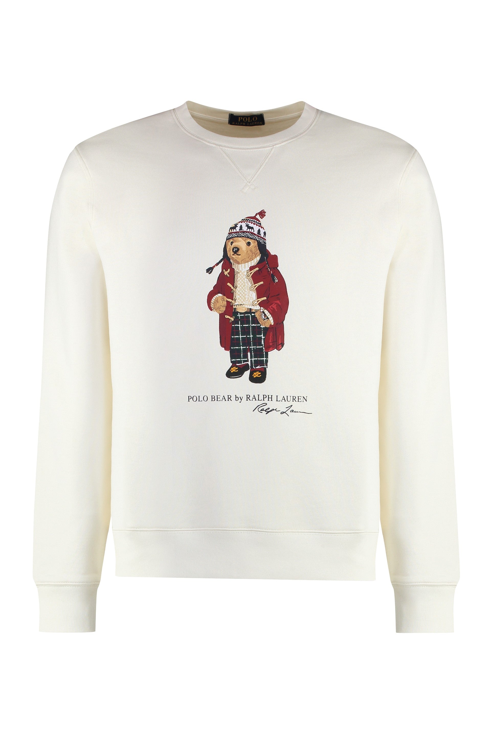 Cotton crew-neck sweatshirt