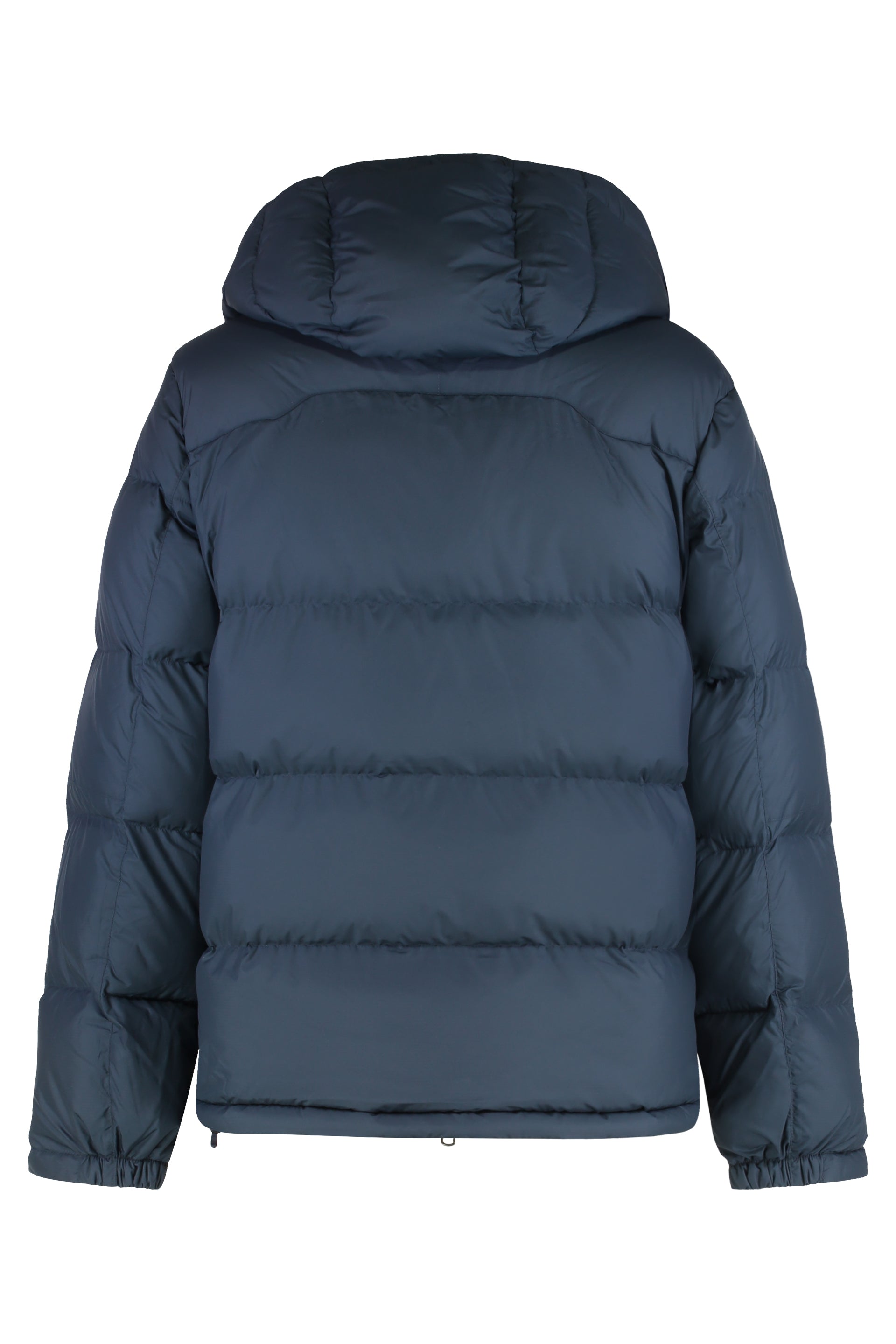 Hooded down jacket