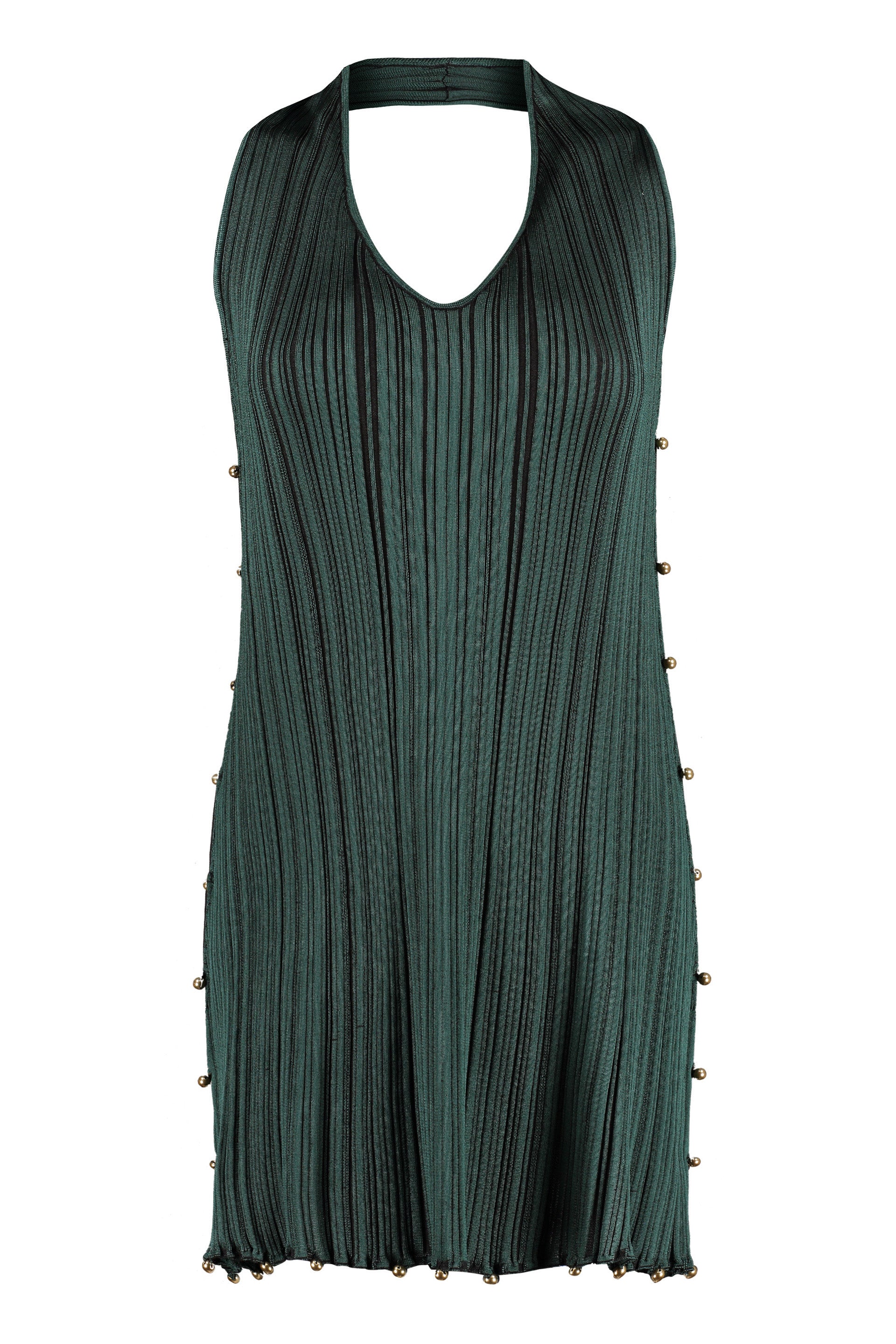 Pleated mini dress