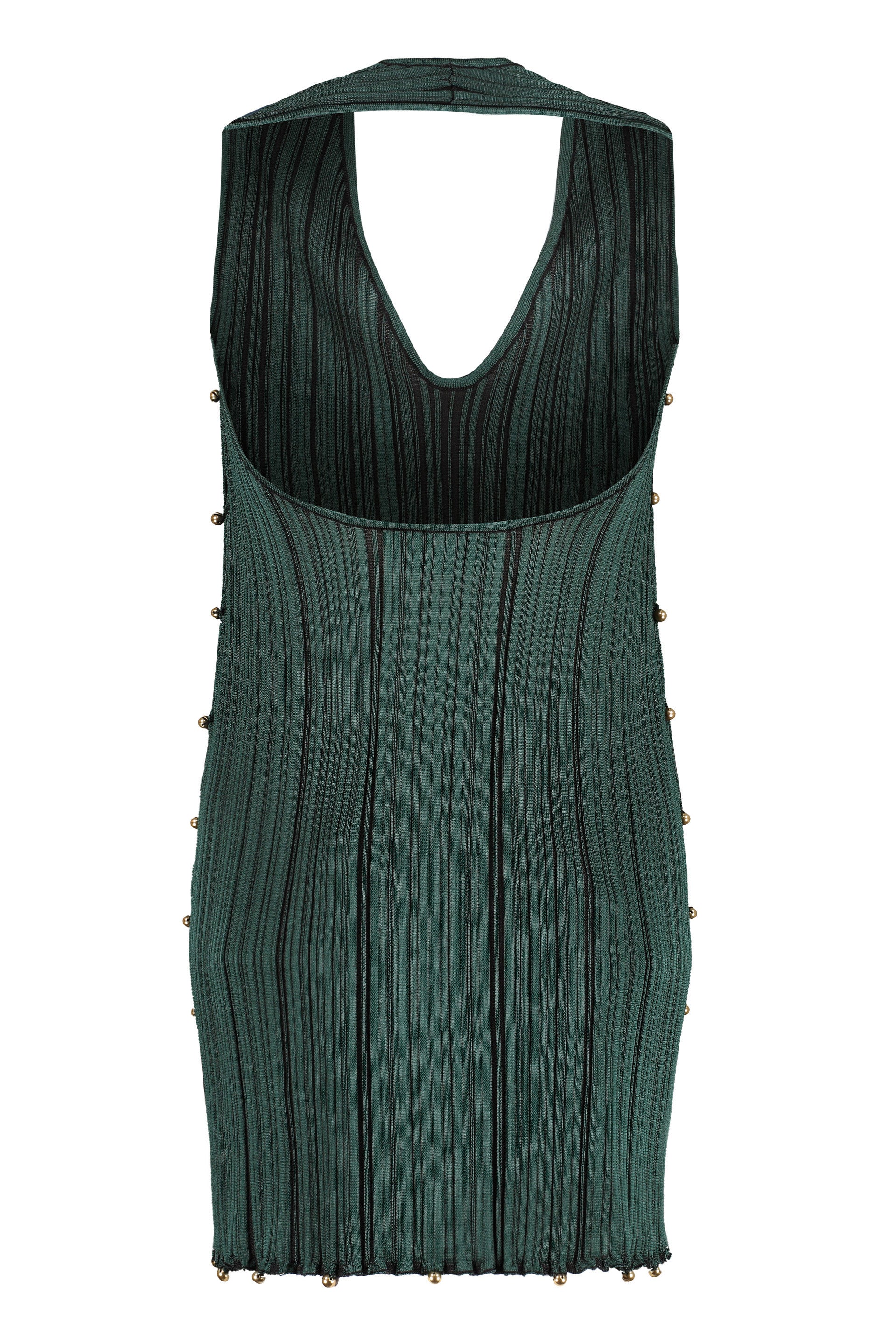 Pleated mini dress