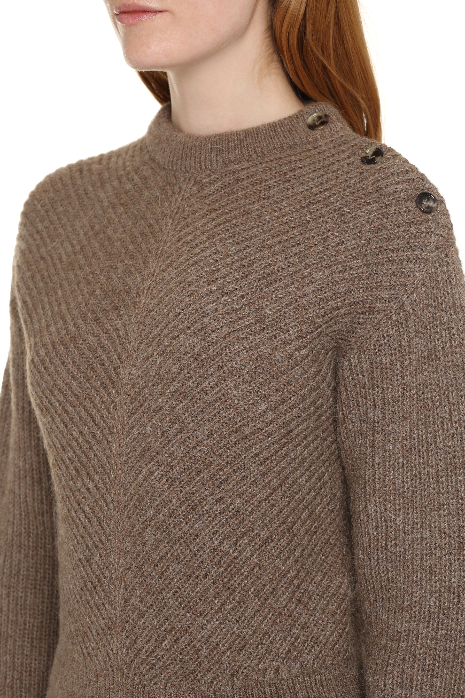 Long sleeve crew-neck sweater