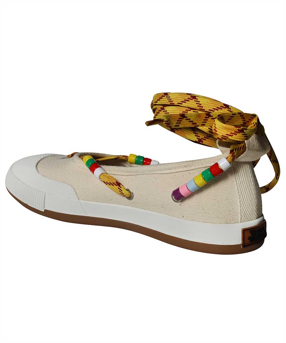 Ballet flats with decorative insert