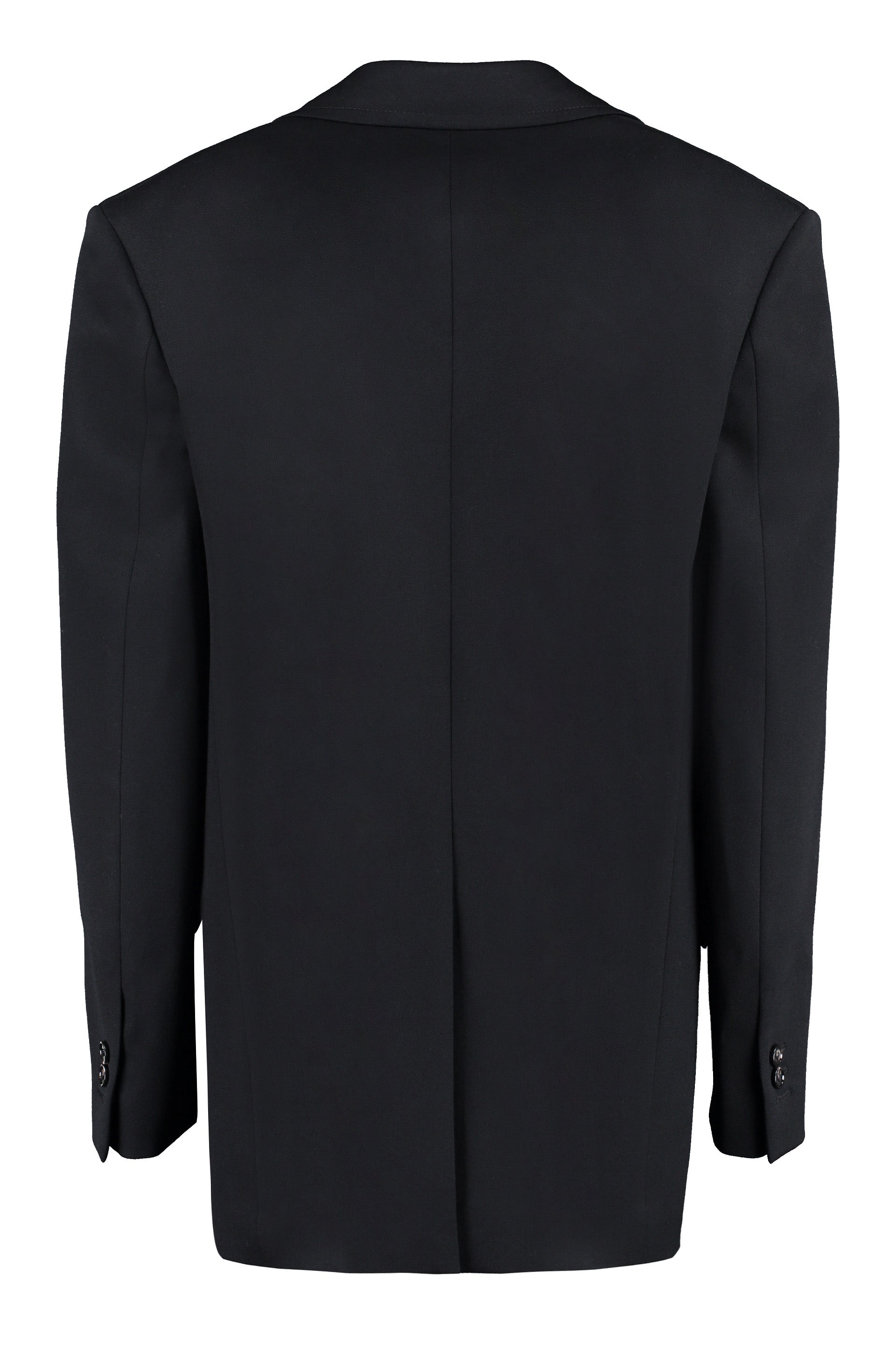 Double-breasted wool blazer
