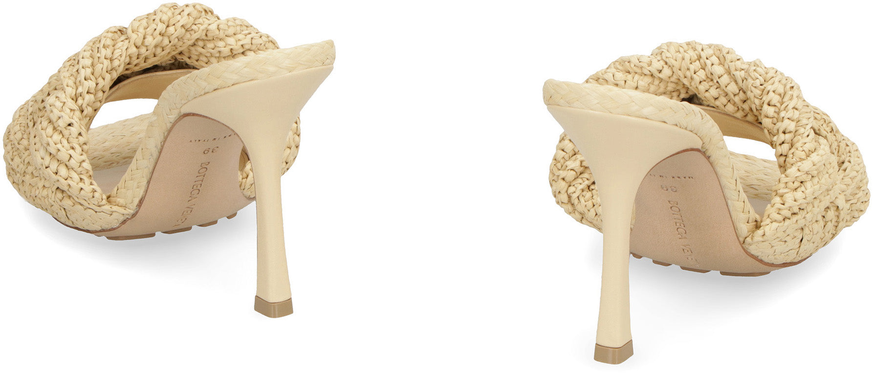 Lido raffia mules
