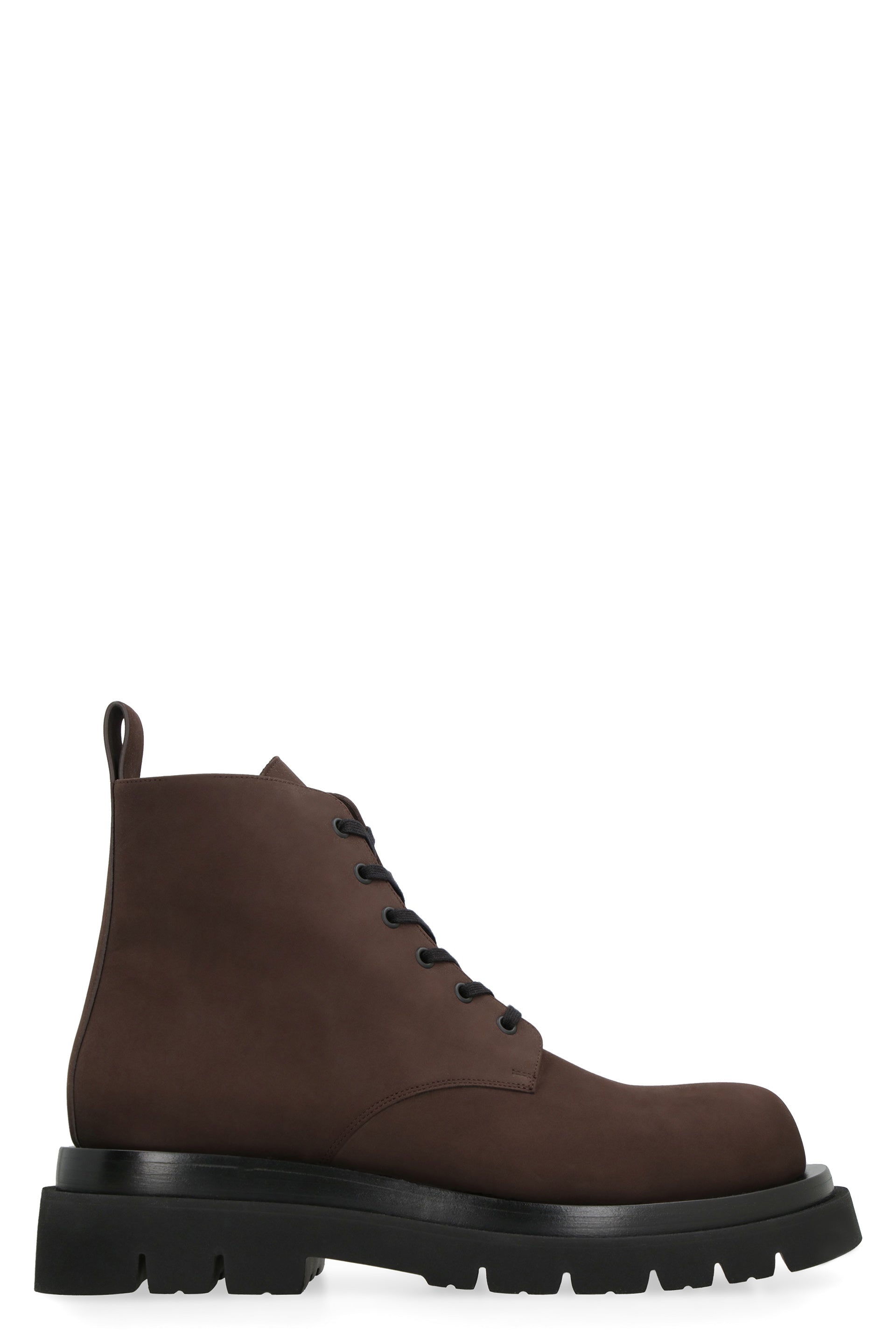 Lug lace-up ankle boots